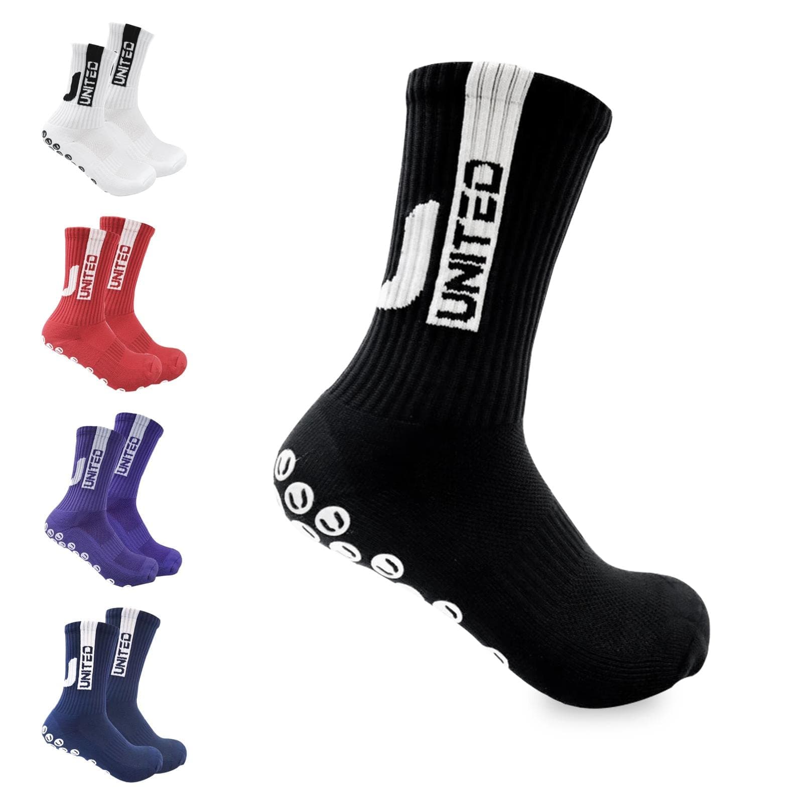 Grips UnitedMen’s Non-Slip Athletic Socks – Best For Soccer Basketball