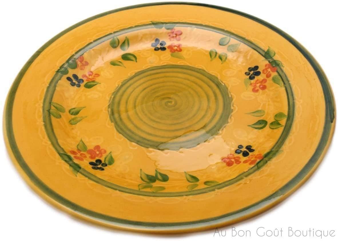 Souleo, Provence Terre e Provence Pottery, Divers Dinner Plate 11.75" Diameter