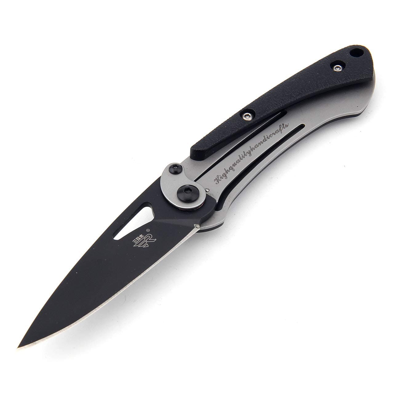 Sanrenmu 7019LUI-PH Frame Lock Pocket Folding Knife Stainless Steel Blade Handle