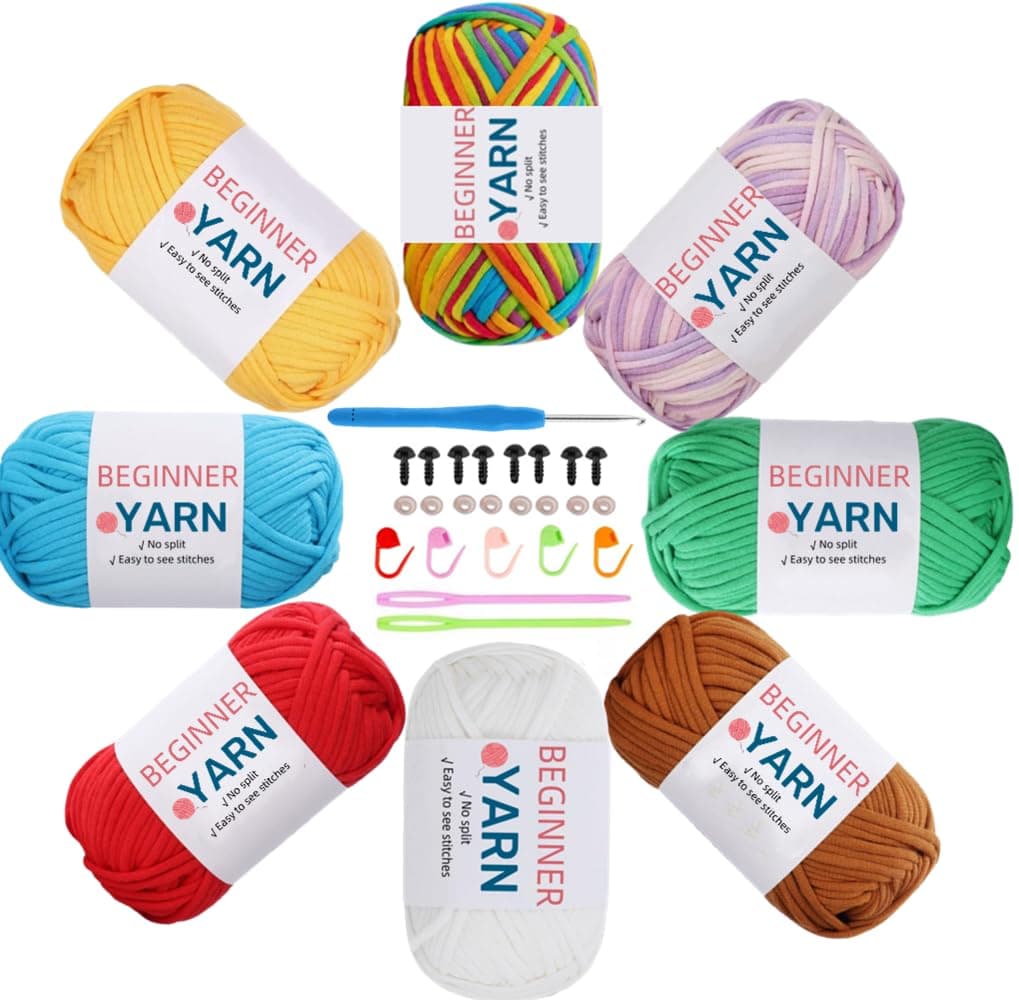 Beginner Easy Yarn,Beginner Crochet Yarn