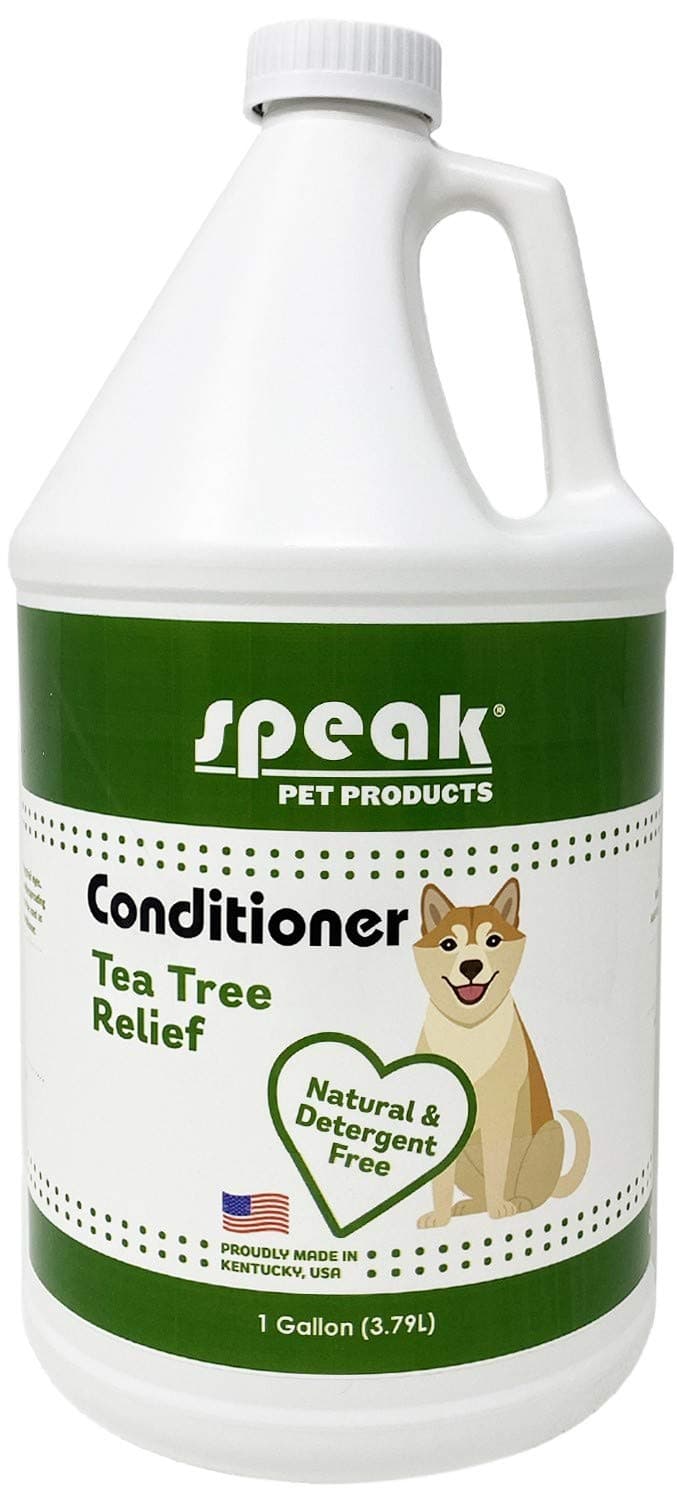 Natural Leave-in Conditioning Spray Refill, for Dogs, Tea Tree Relief, 1 Gallon