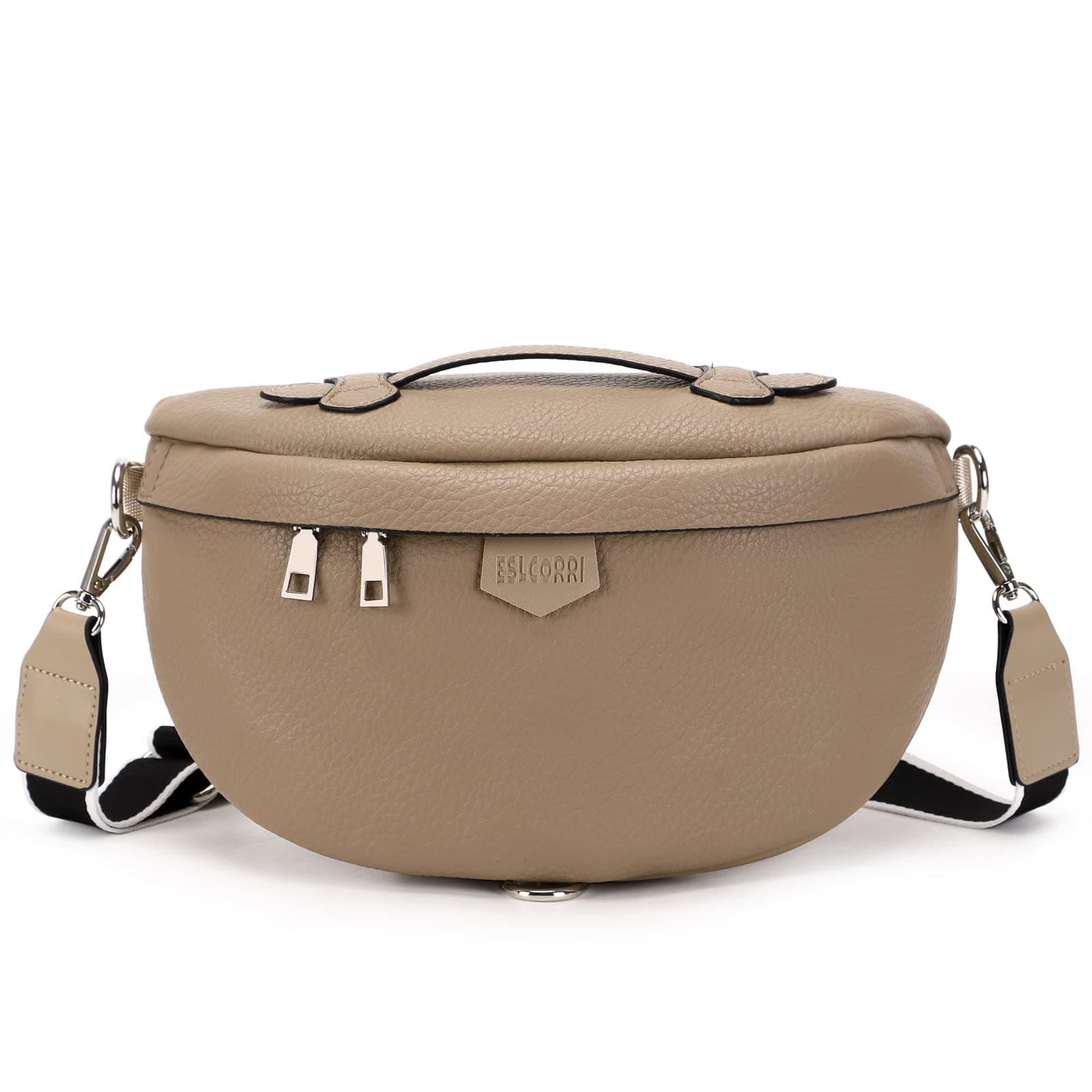Crossbody Bags for Women - Fashion Sling Purse Shoulder Bag Fanny Pack Leather Causal Chest Bum Bag Cross Body Purse