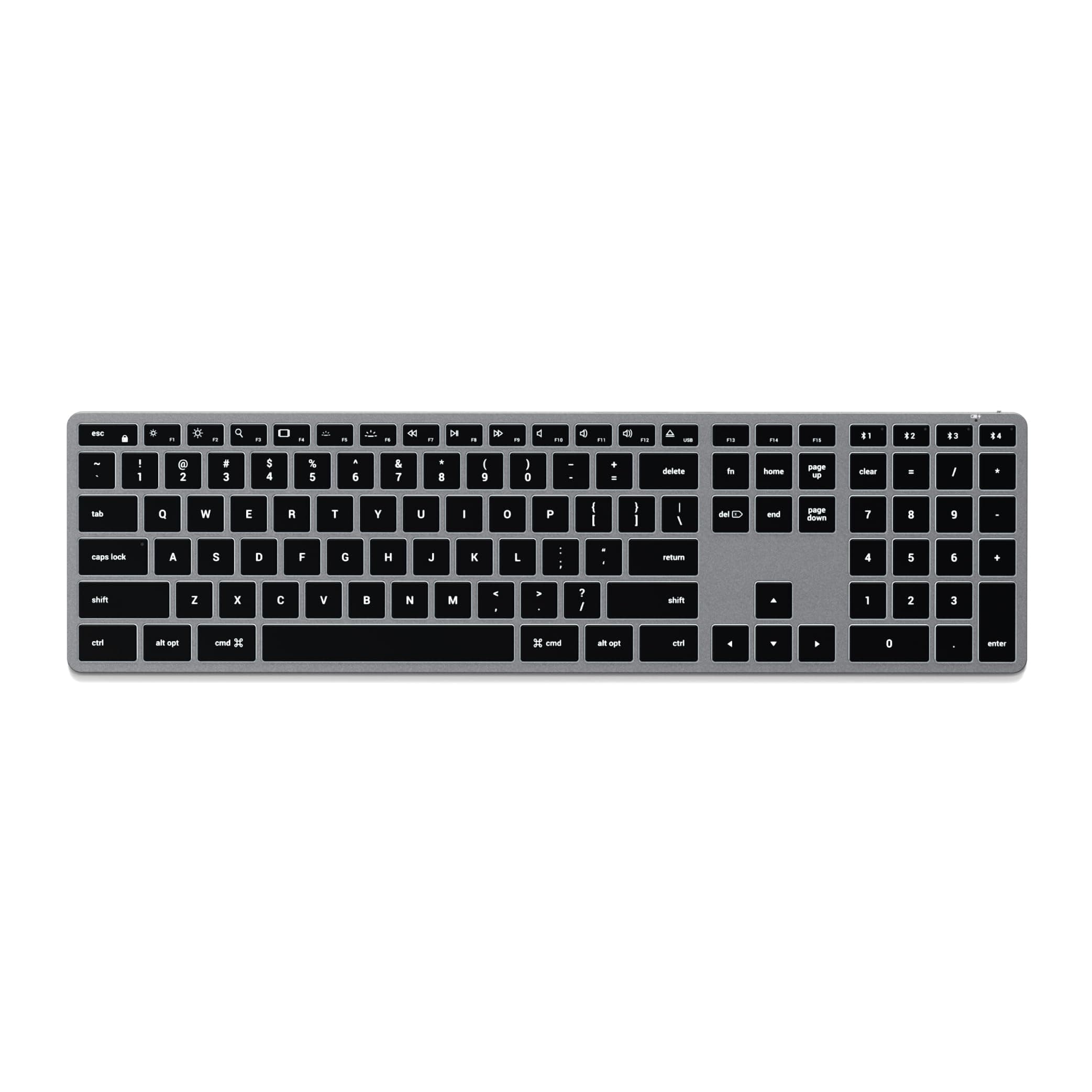 Slim X3 Numeric Keypad Bluetooth Backlit Keyboard