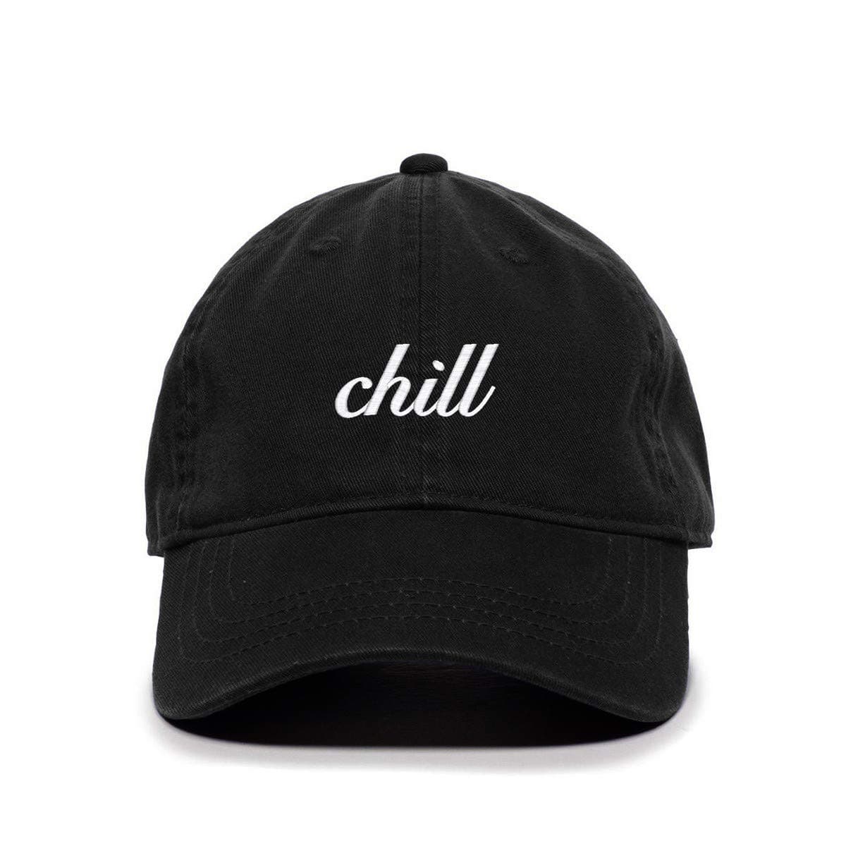 Chill Baseball Cap Embroidered Cotton Adjustable Dad Hat