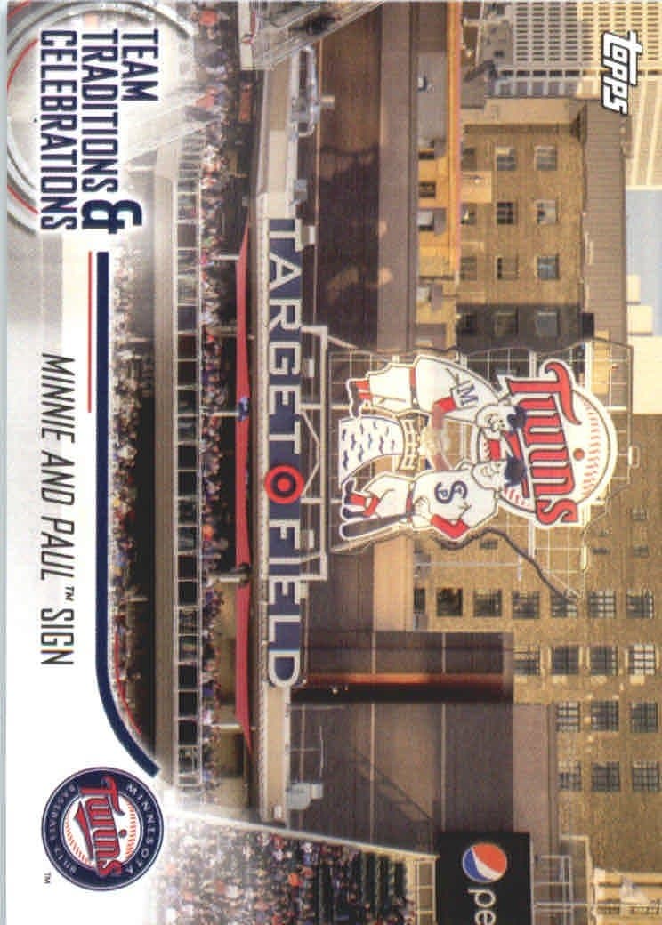 2018 Topps Opening Day Team Traditions and Celebrations #TTCMS Minnie and Paul Sign Baseball Card *GOTBASEBALLCARDS