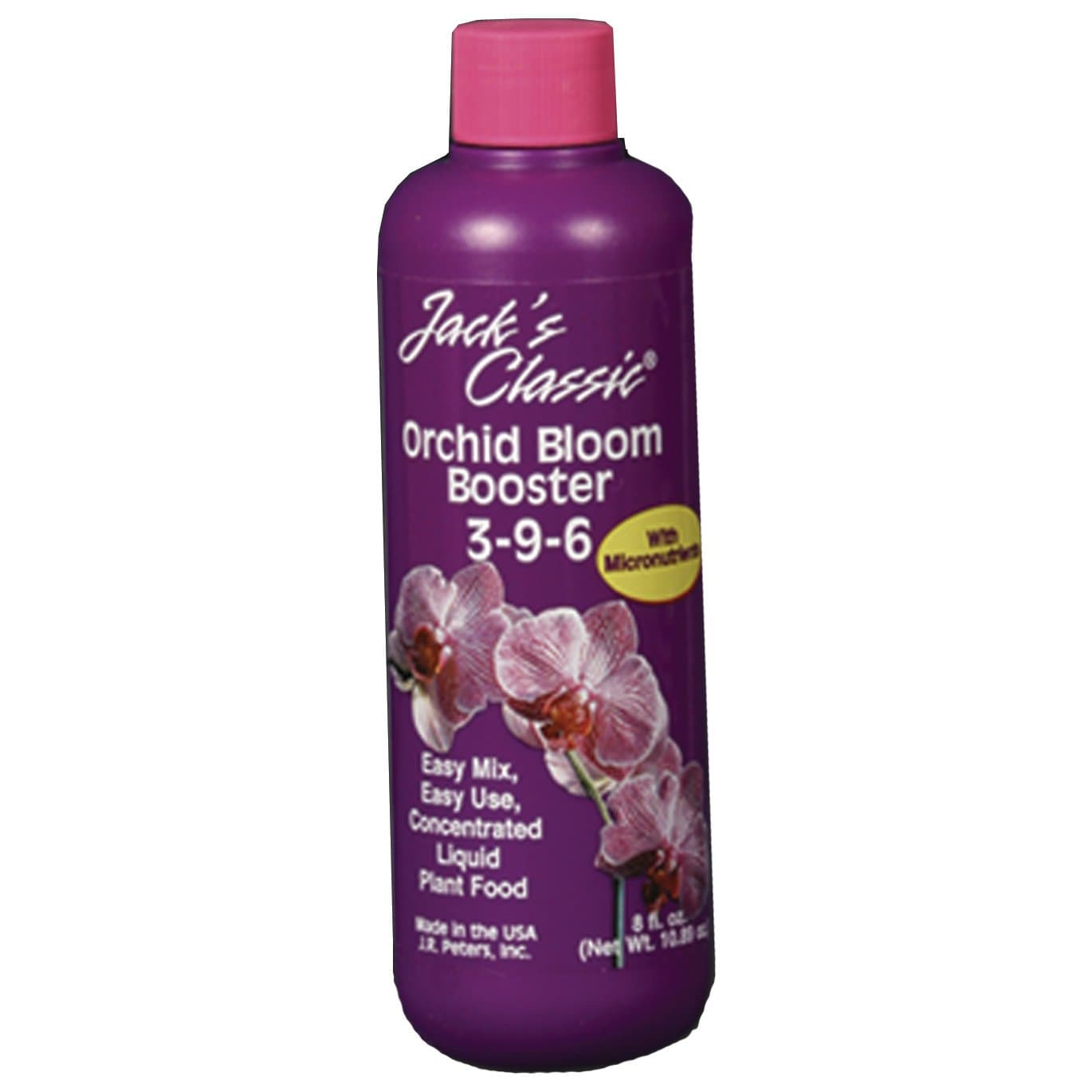 J. R. PETERS, INC., JACKS ORCHID BLOOM BOOSTER 8OZ, Part No. 207353 (Catalog Category: FERTILIZERS / GENERAL - HOMEOWNER)
