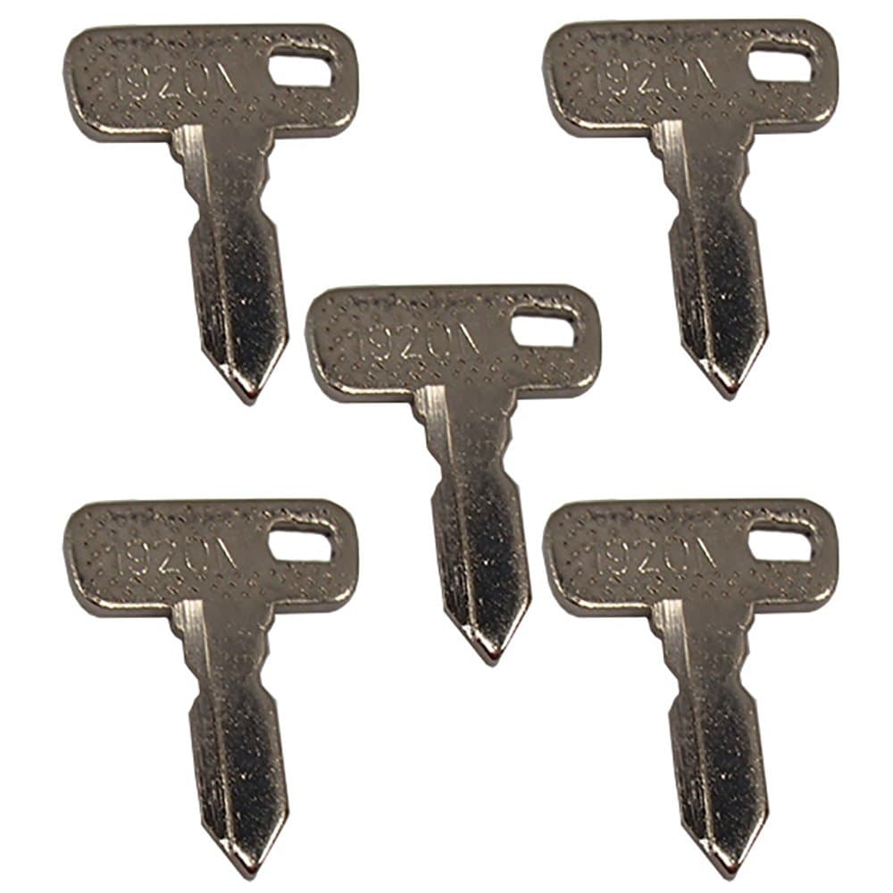 Set of 5 New Aftermarket Ignition Key(s) Fits Club Car Golf Cart Models 1012505