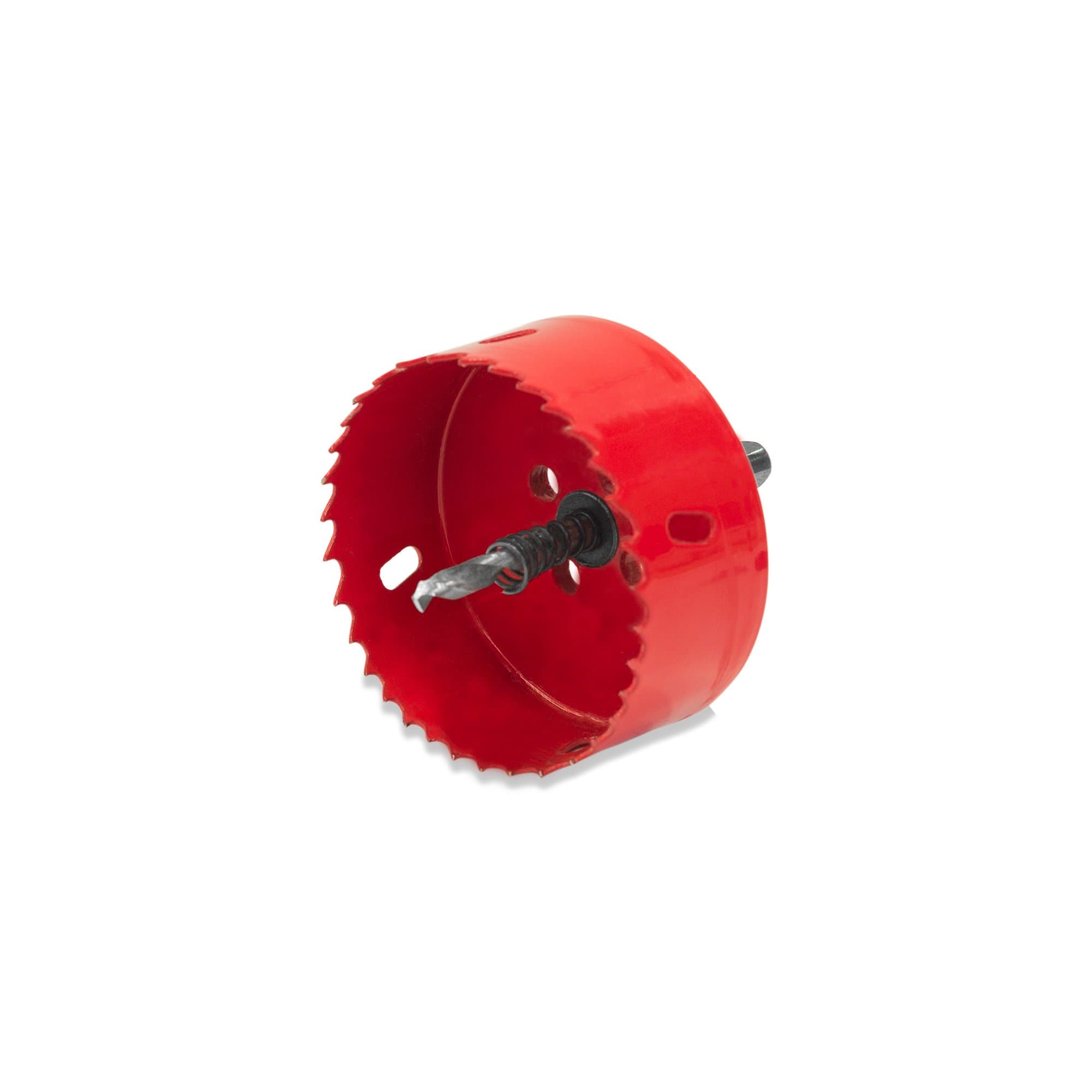 Elbe Inno 80mm Hole Saw, high Speed Steel M2, 6542 HSS, Red, Ideal for Cutting Stainless Steel, Aluminum, PVC Board and Plastic Plate and Wood, Suitable for All 1/4 Electric Drills