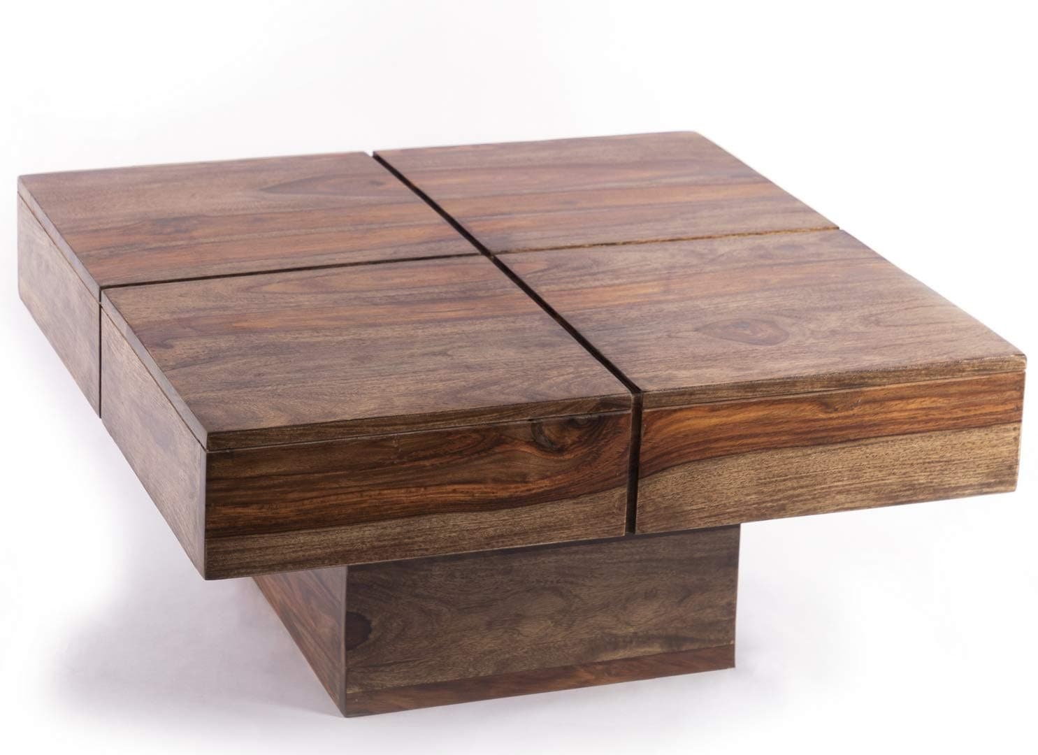 Ikiriya Solid Rosewood Living Room Coffee Table - Teak Finish (CTW0001)