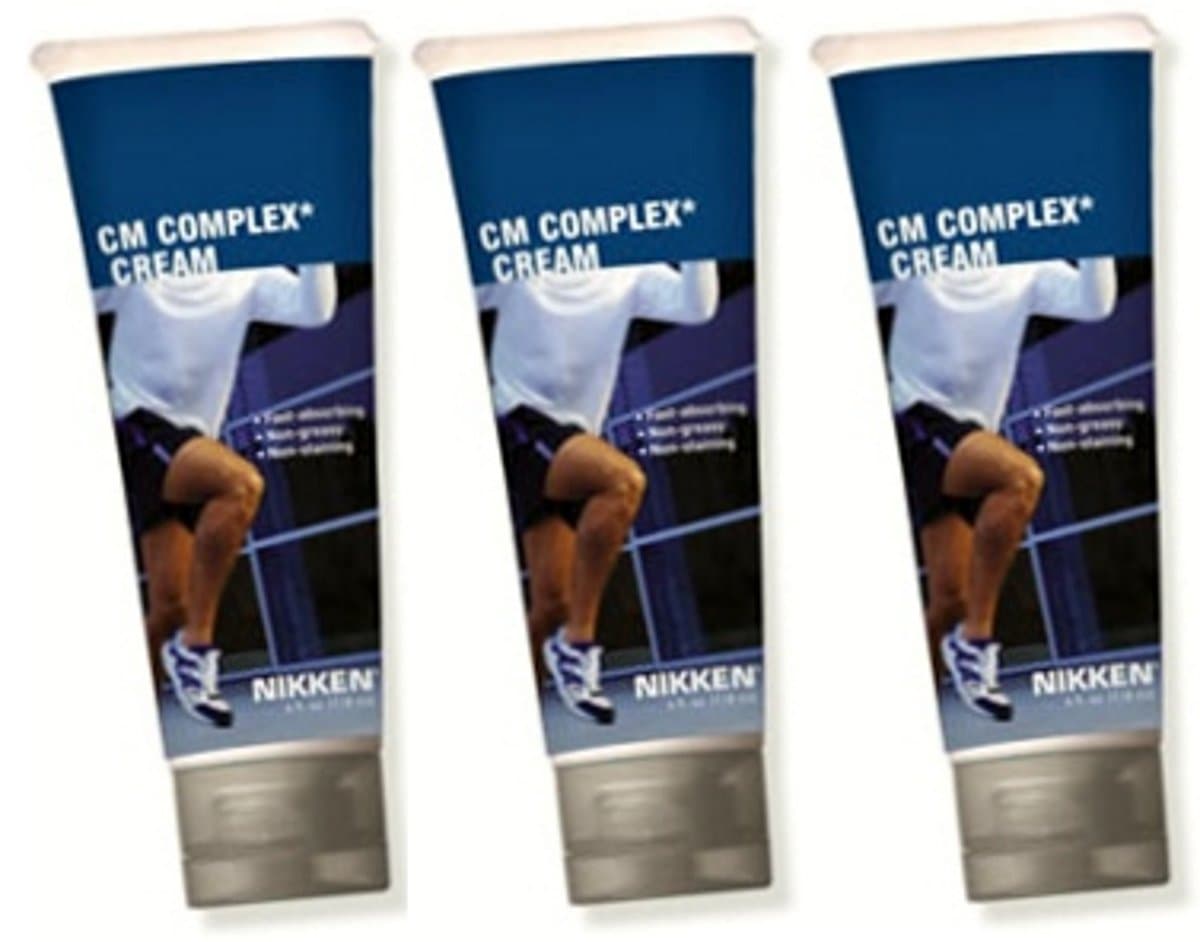 Nikken3 CM Pain Relief Cream 15071 - Bundle of Three 4 Ounce Tubes, Cetyl Myristoleate