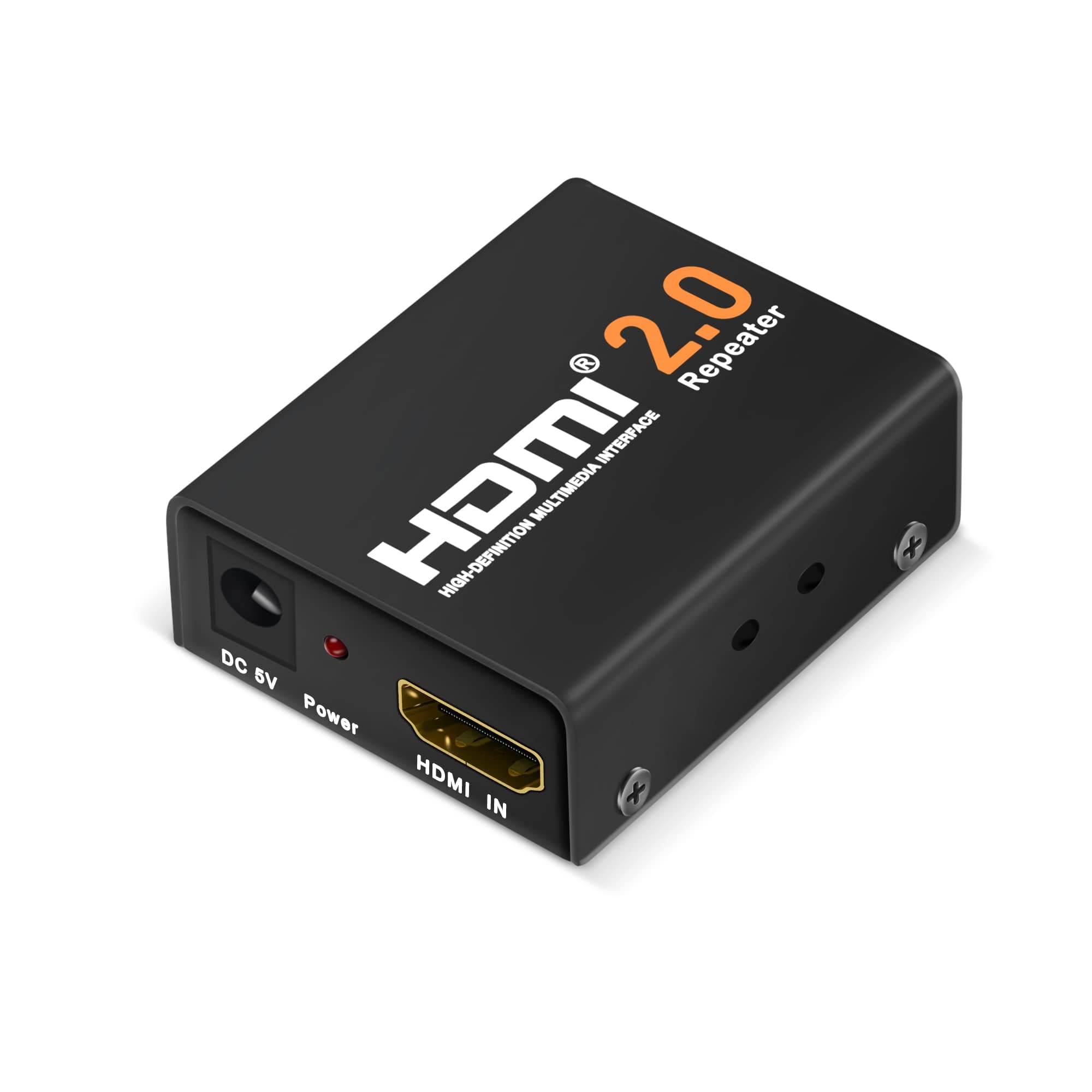 Flashmen HDMI Booster 2.0, 4K2K 1080P 3D HDMI Amplifier Repeater, 18Gbps Bandwidth, HDCP 2.2, Up to 60m/200ft Transmission Distance