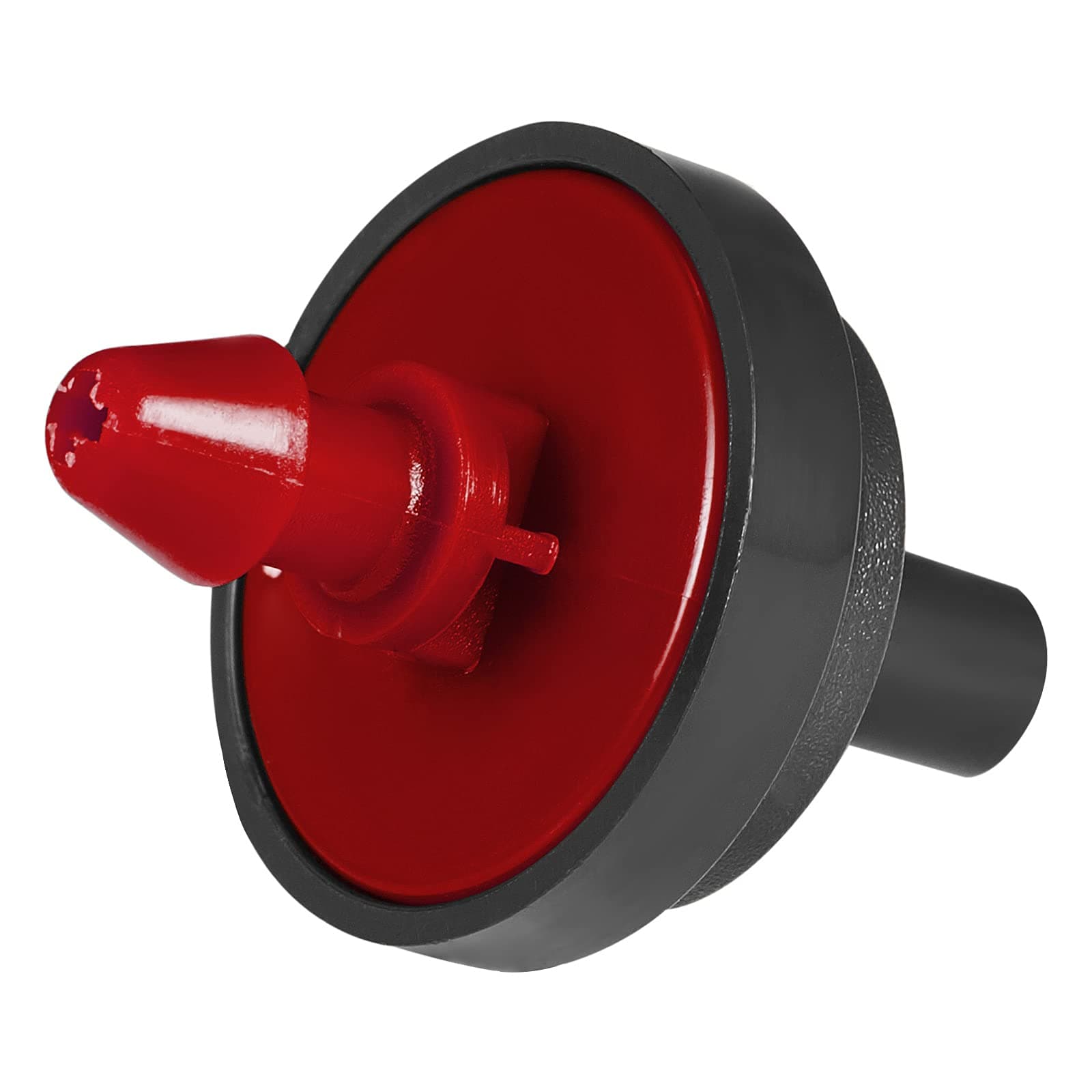 LiquiDrip1/2 GPH Irrigation Drippers & Drip Emitters Maintain Constant Flow, 1/2 GPH Pressure Compensating Drippers, 1/2 GPH Inline Drippers & Drip Irrigation Emitters, 50 Per Bag, Red/Black