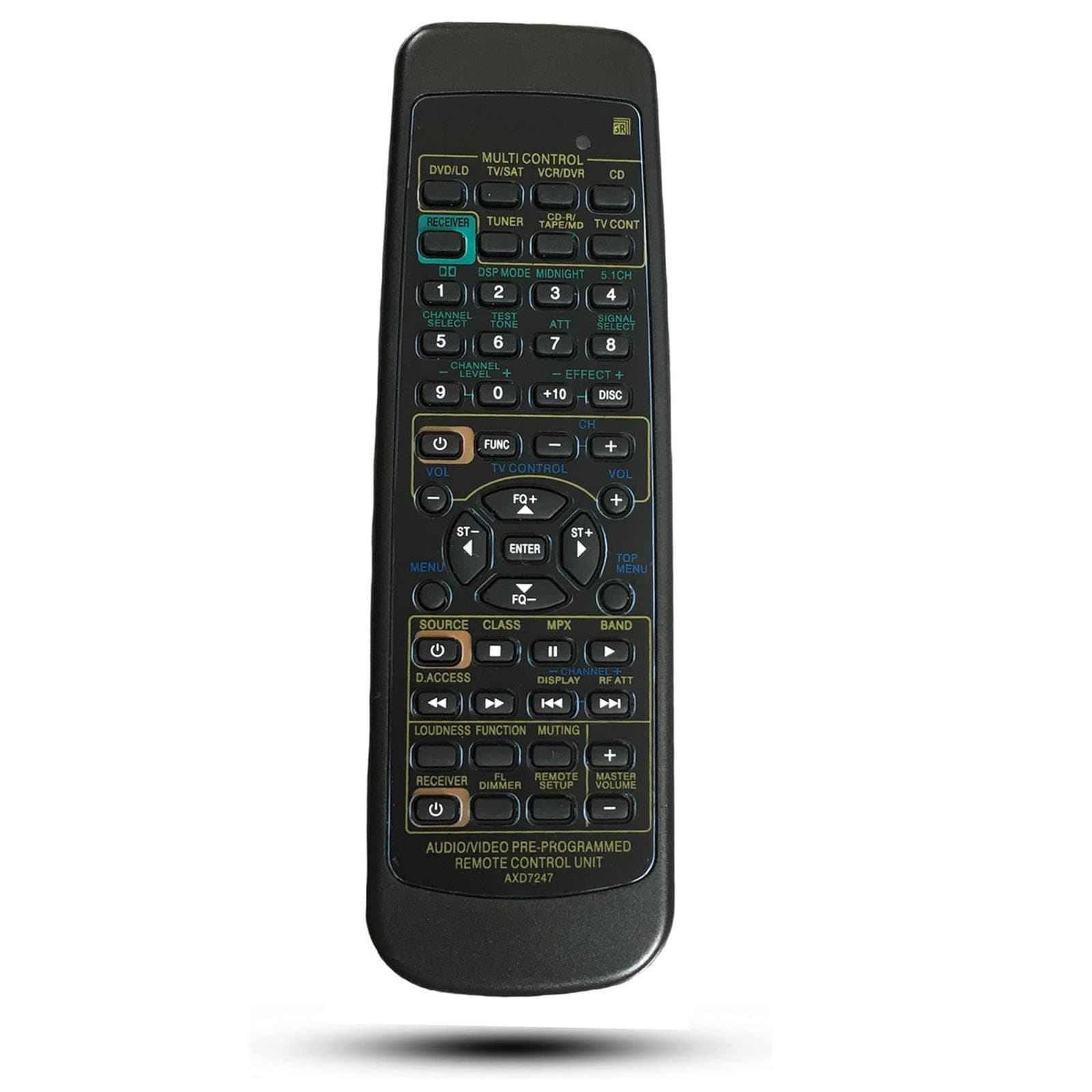 Kassionel Replacement Remote Control for Pioneer VSX-D209 VSX-D309 VSX-D409 VSX-D411 VSX-D412 VSX-D510 VSX-D511 VSX-609RDS VSX-D3 VSX-D3S VSX-D412S VSX-D709RDS AV Receiver