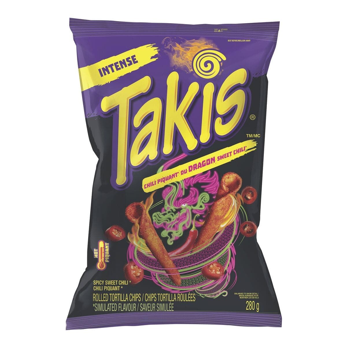 Takis Dragon Spicy Sweet Chili Rolled Tortilla Chips 280g