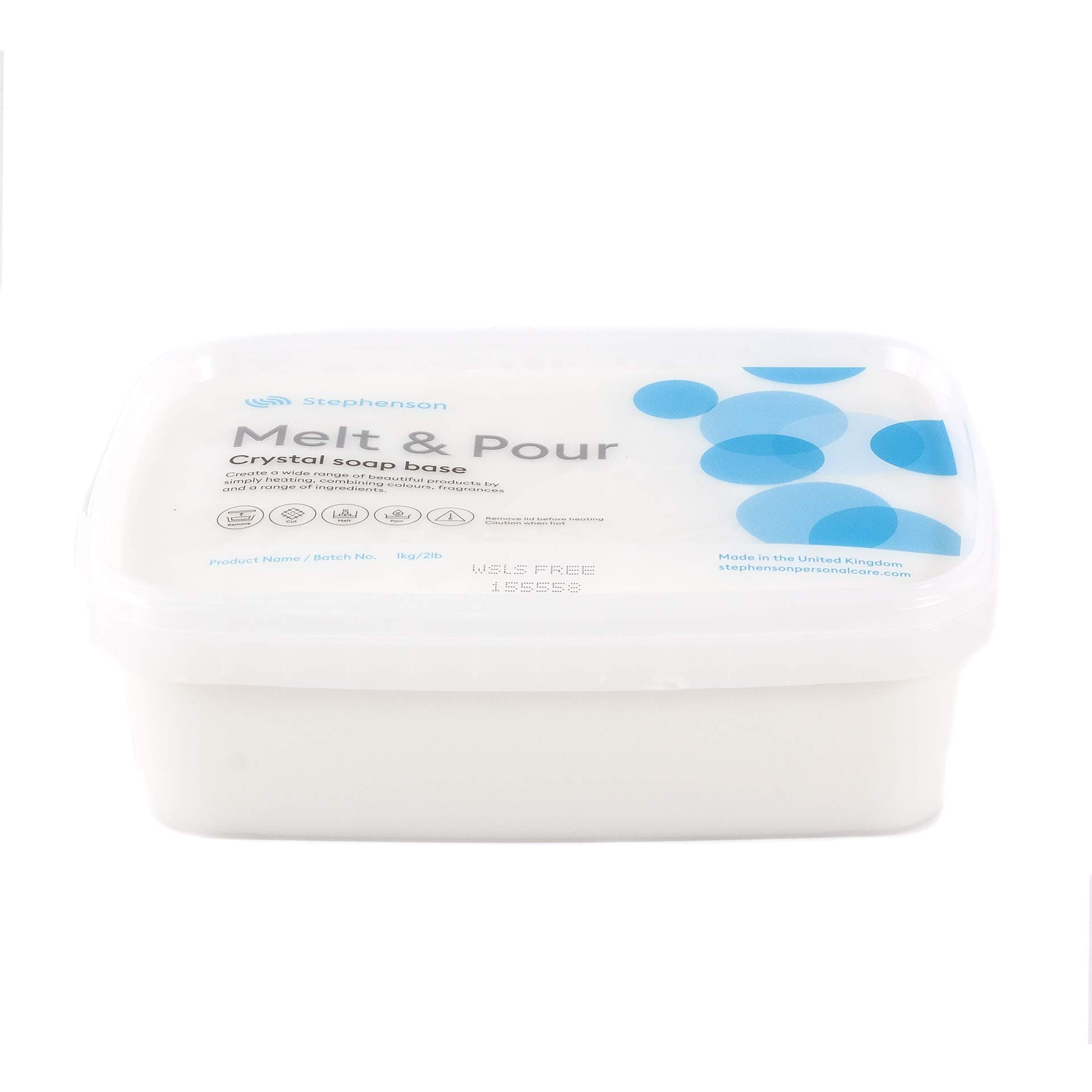 Mystic Moments Melt and Pour Soap Base - White SLS & SLES Free - 1Kg