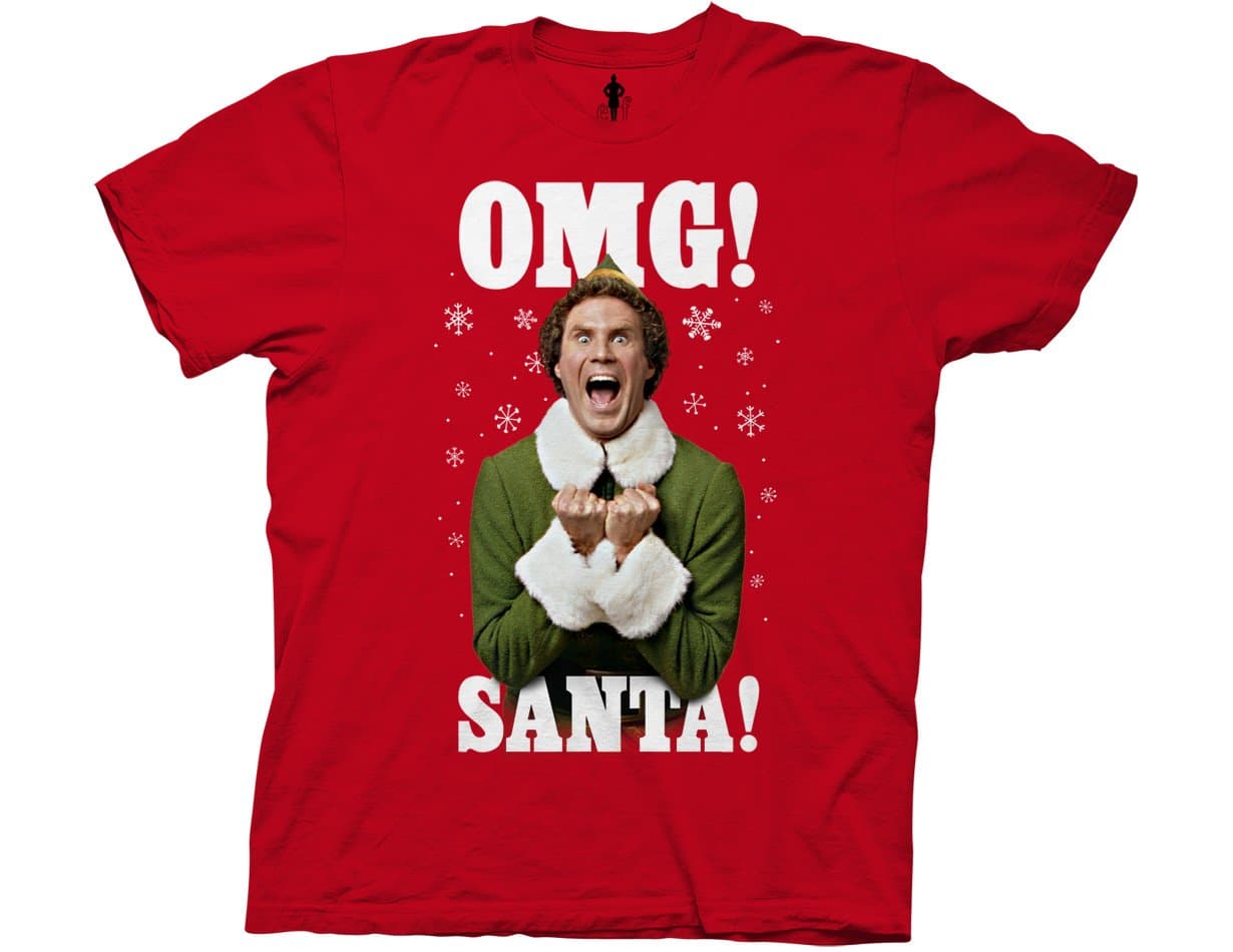 Ripple JunctionElf OMG Santa Adult Funny Christmas T-Shirt, Red, S