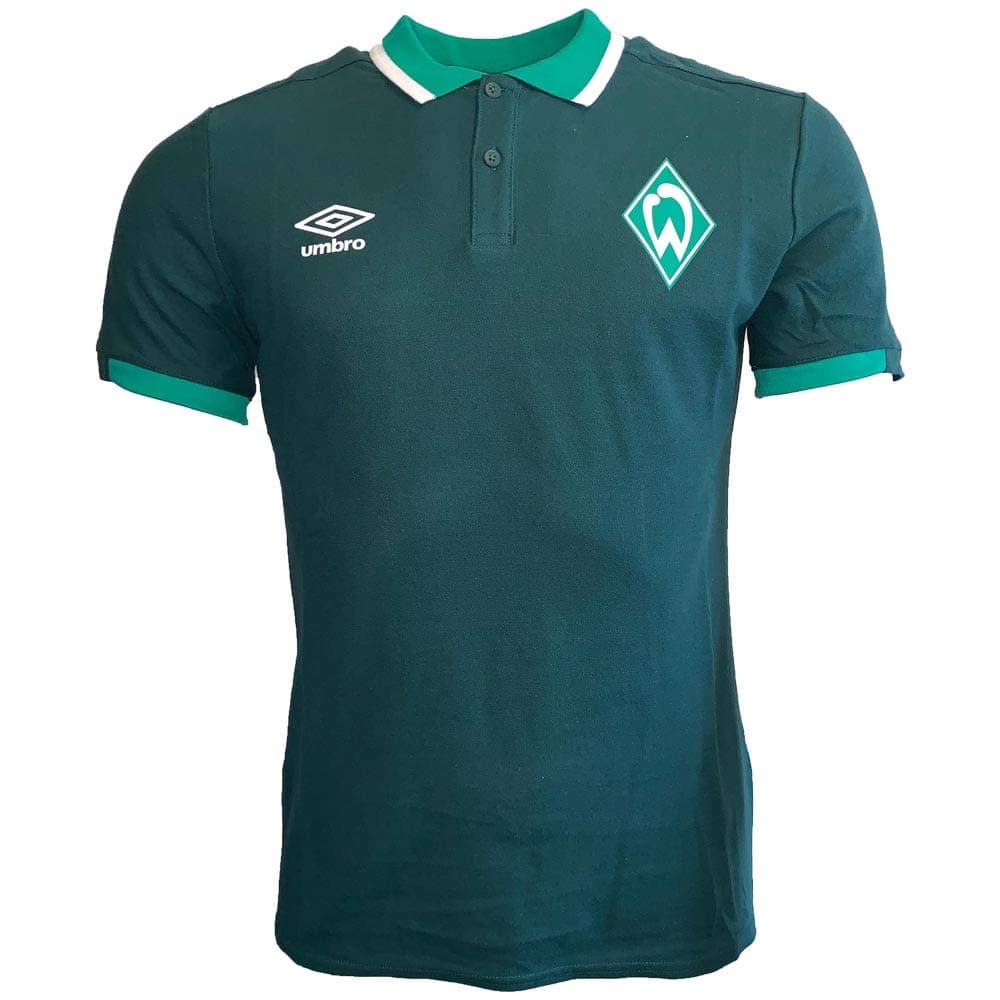 2019-2020 Werder Bremen CVC Polo Football Soccer T-Shirt (Green)