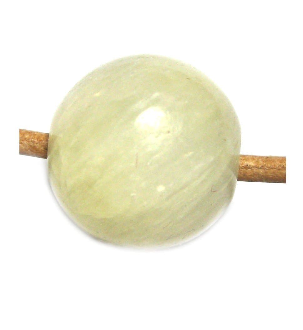 Ball Stone Calcite Yellow 12 mm drilled