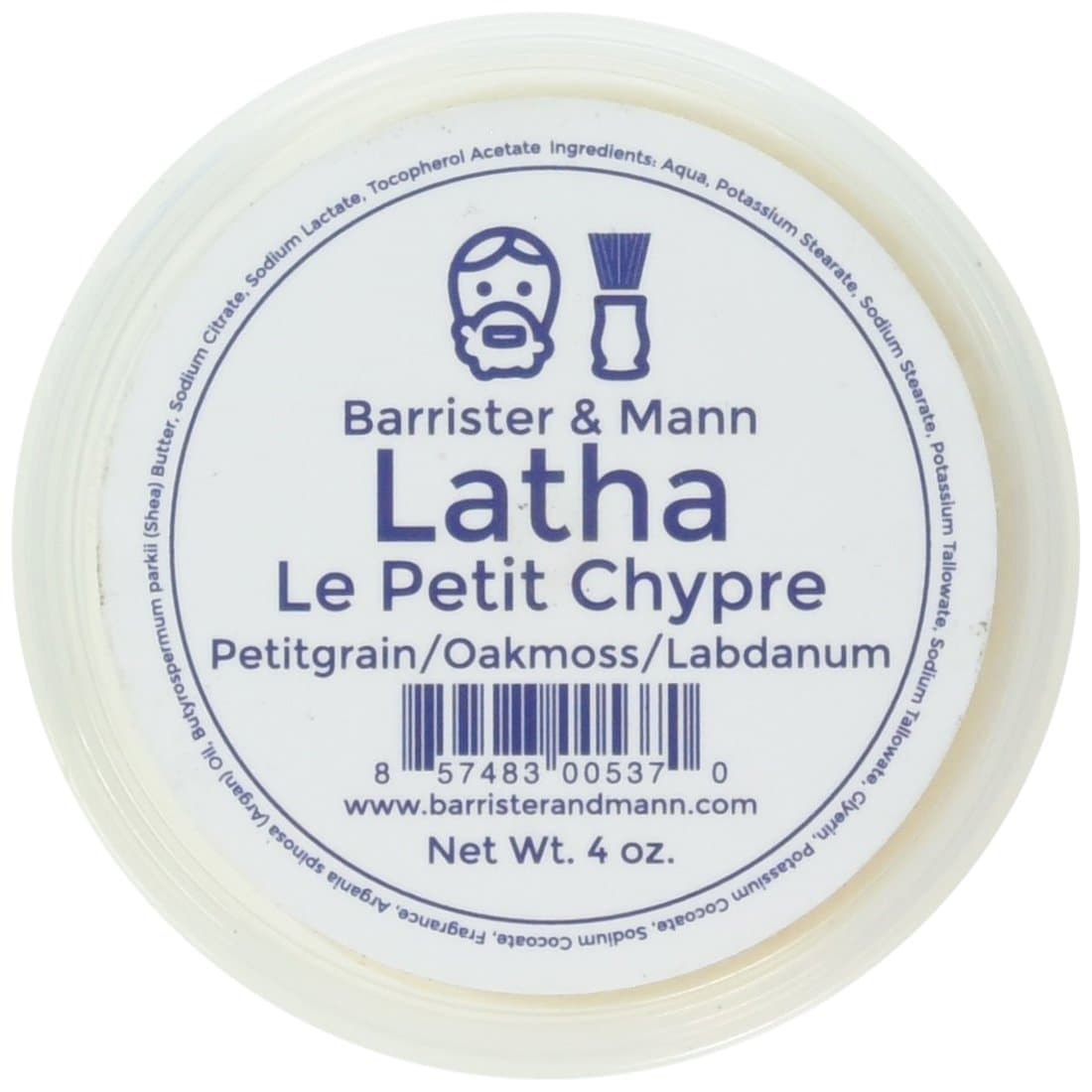Barrister and Mann Latha Shaving Soap (Le Petit Chypre)