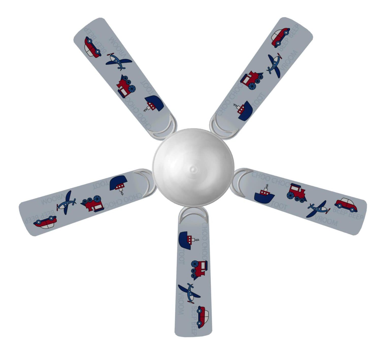 Ceiling Fan 52 Inch: Transportation - Car, Train, Boat, Plane
