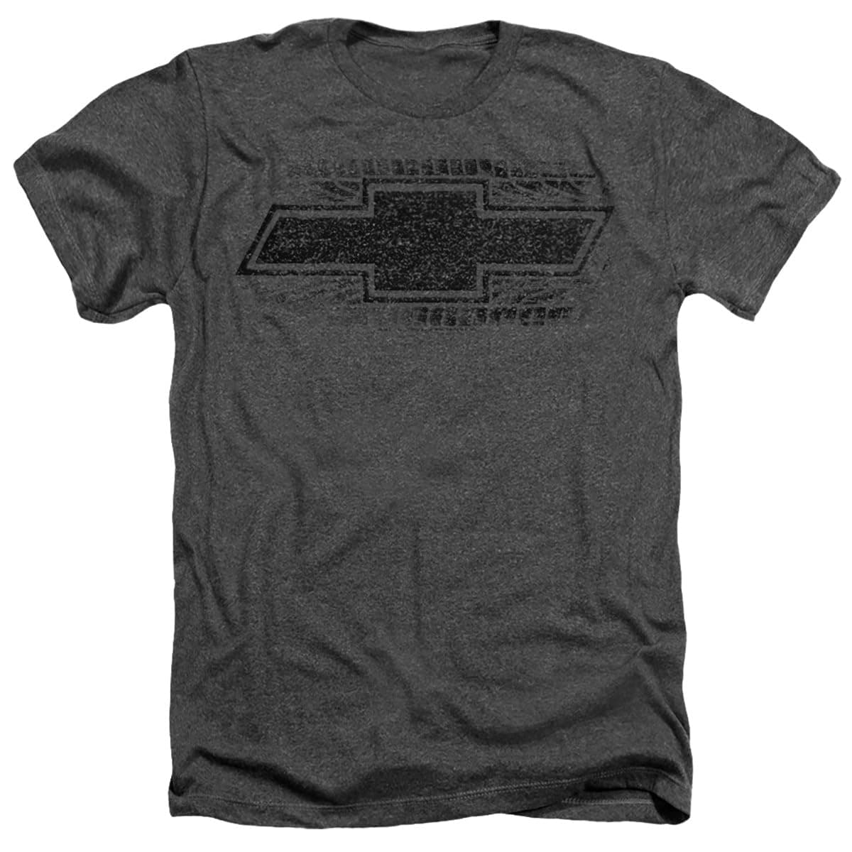 Chevrolet Bowtie Burnout Unisex Adult Heather T Shirt for Men and Women
