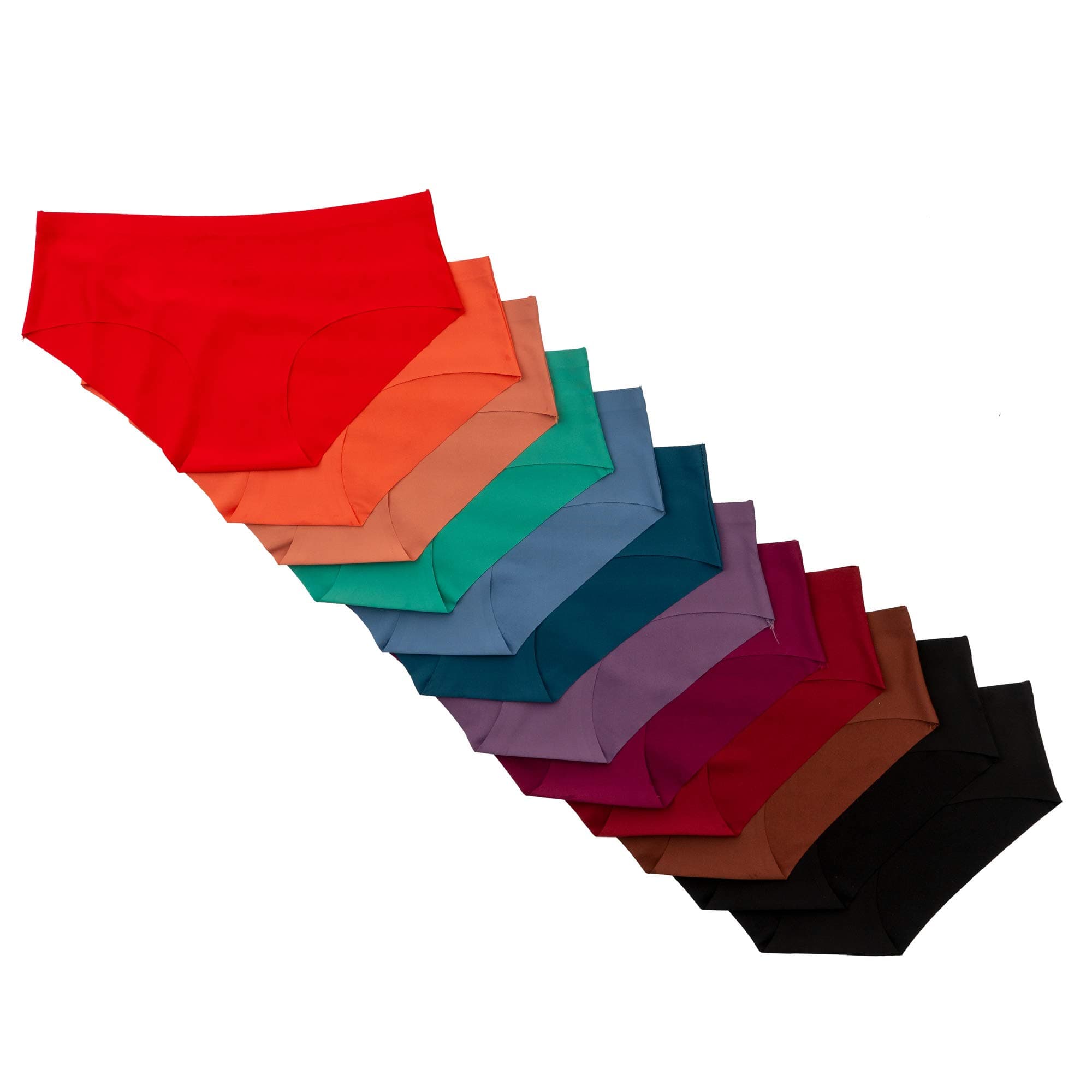 Alyce Ives IntimatesWomen’s Laser Cut No Show Invisible Bikini Hipster Panties, Pack of 8