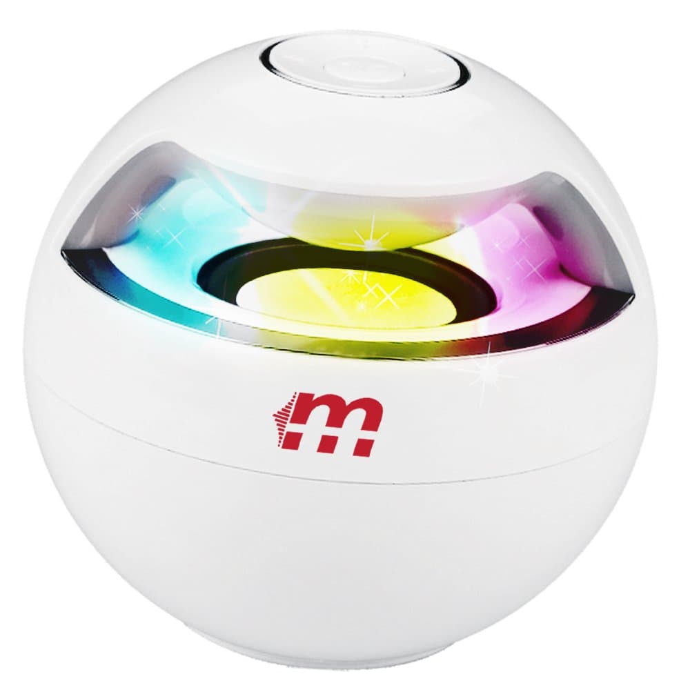 Malektronic Da Luz Bluetooth LED Speaker - Glossy White