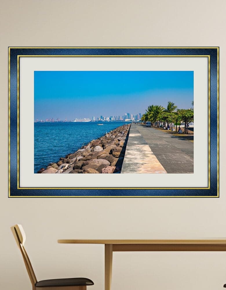 JVERF - JZZH08685 Philippines Stones Manila Bay Pasay Mall of Asia| Self-Adhesive Painting | Frameless