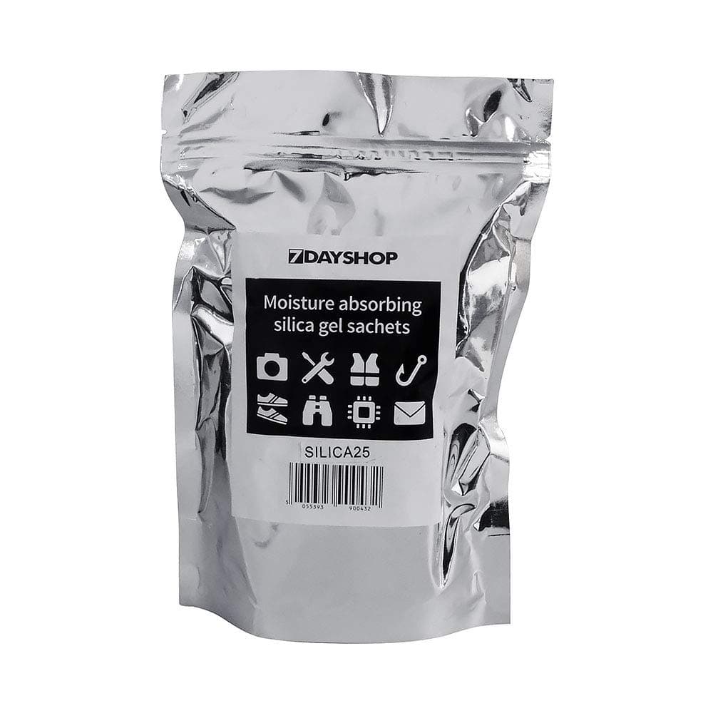 7dayshop Silica Gel Moisture Absorbing Dehumidifier Sachets, Packs, Bags: 25g Bag - 10 Pack