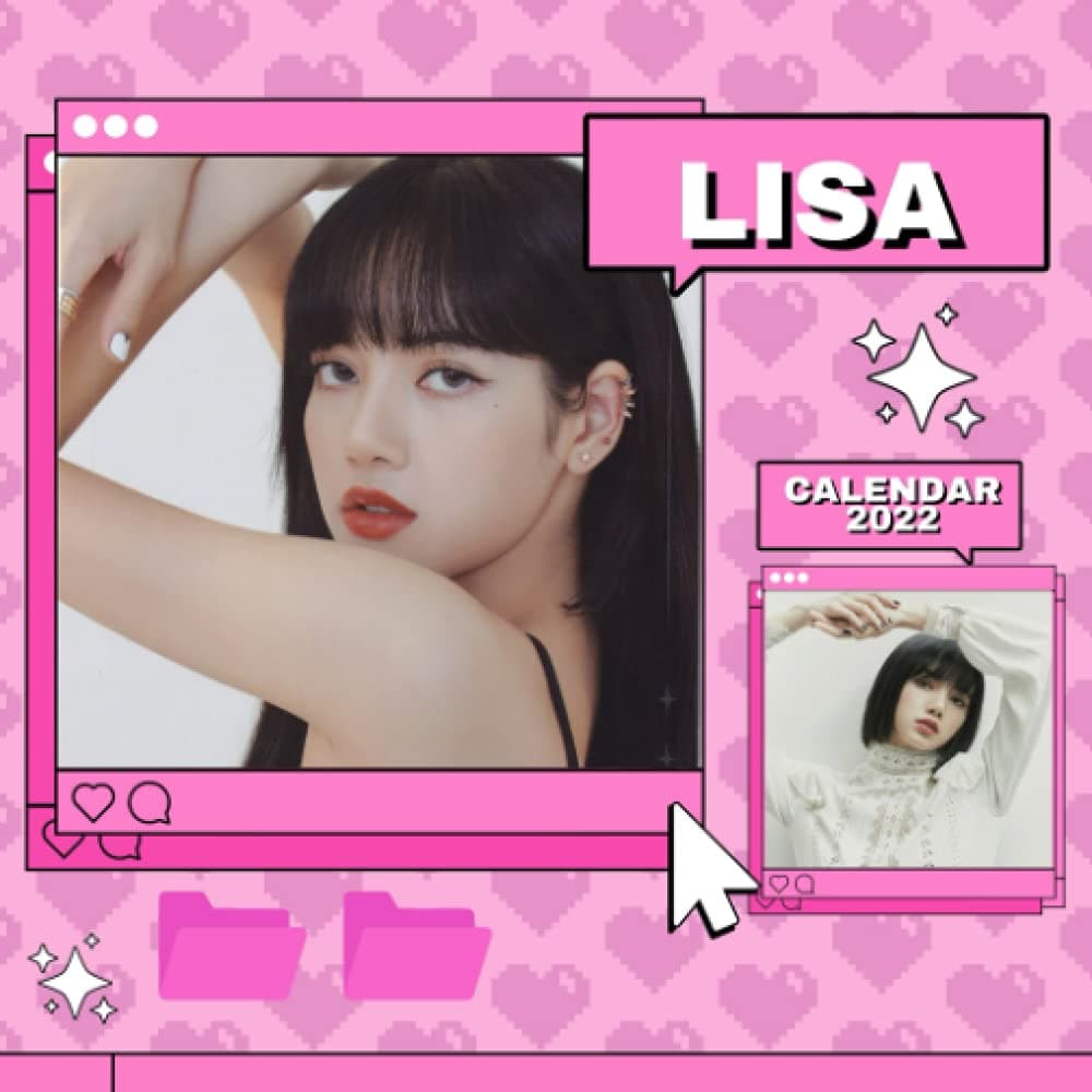 Lisa Blackpink Calendar 2022: Lisa Blackpink OFFICIAL 2022 calendar - Monthly Planner, Square Calendar with 18 Exclusive Lisa Blackpink Photoshoots ... . Music Pop Singer Songwriter Celebrity