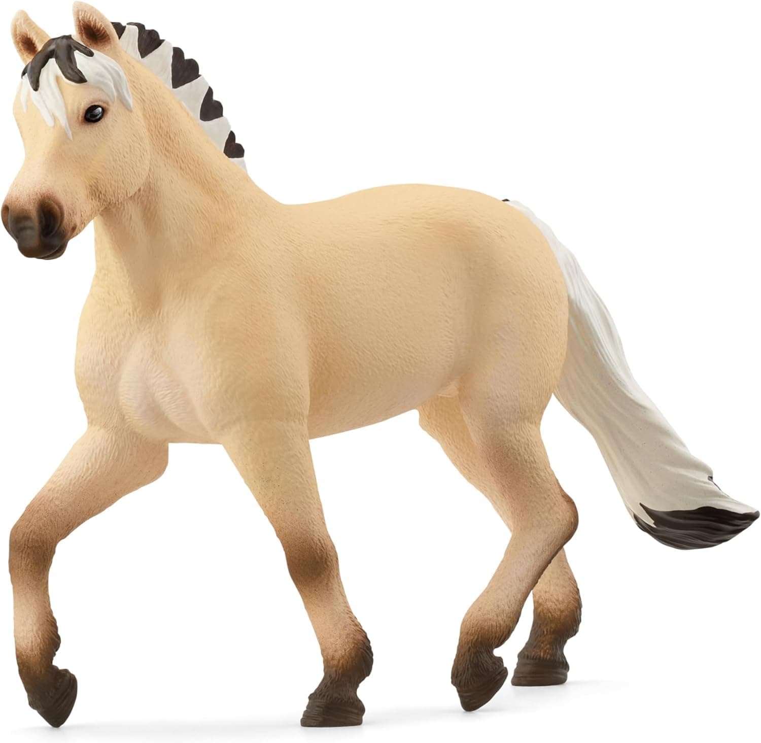 13980 HORSE CLUB Norwegian Fjord Horse Mare Figurine Toy for Boys and Girls Ages 5+