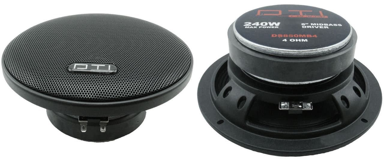 DTIDS850MB4 8-Inch 240-Watt Midbass,Black