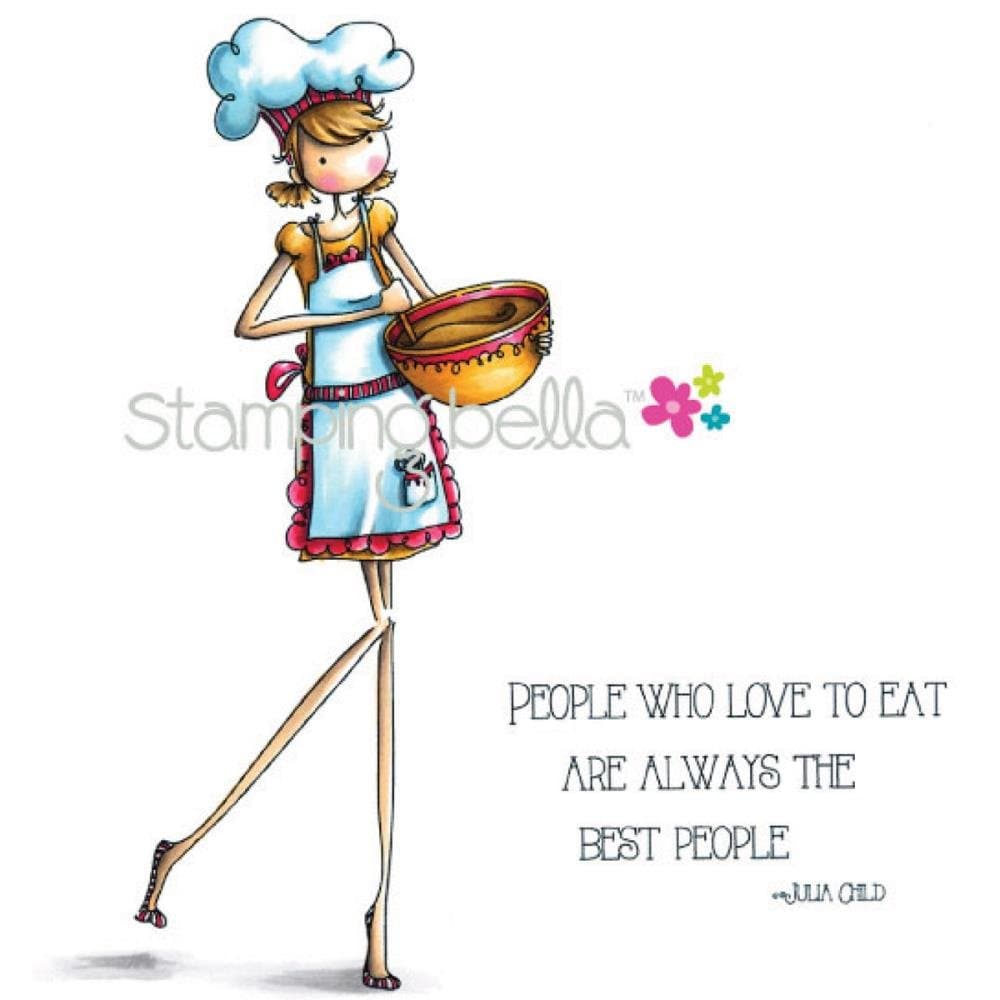 Cling Stamp 6.5x4.5-Uptown Girl Chanel The Chef