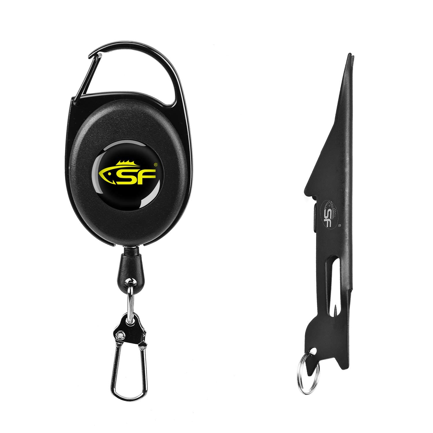 SF 3 in 1 Black Fly Fishing Nipper Fly Line Cutter Knot Tying Tool