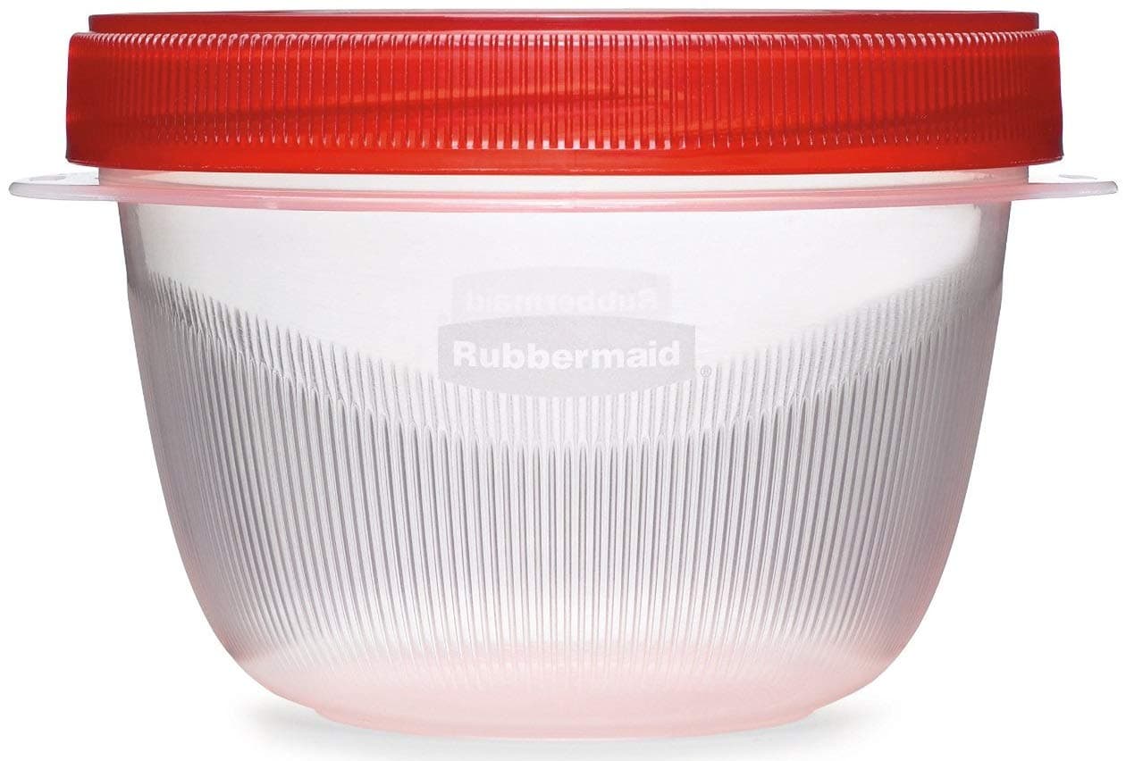 Rubbermaid TakeAlongs Twist & Seal, Twist Top Food Storage Containers, 2 Cup, 3 Pack