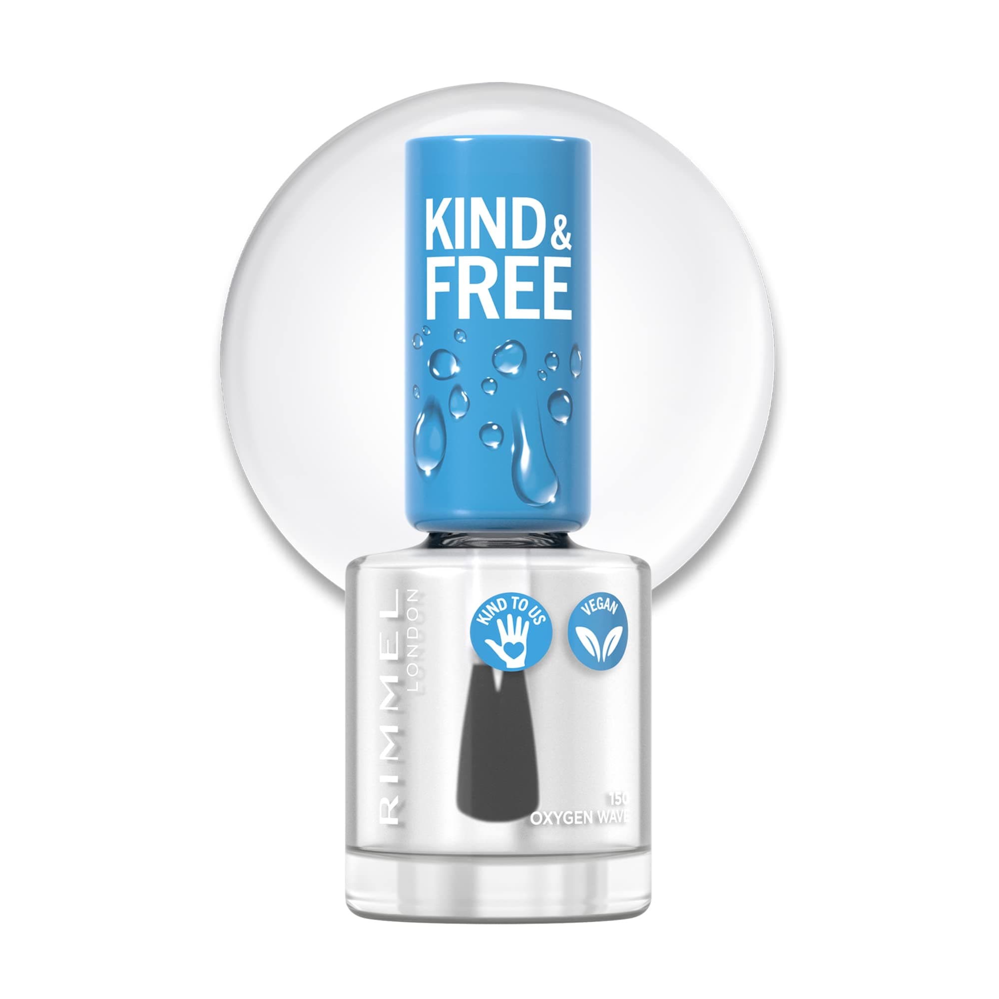 London Kind and Free Clean Nail Polish 8ml 150 Top Coat