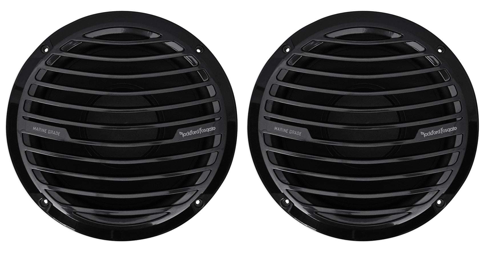 (2) Rockford Fosgate RM110D2B 10" 800W Dual 2-Ohm Marine/Boat Black Subwoofers