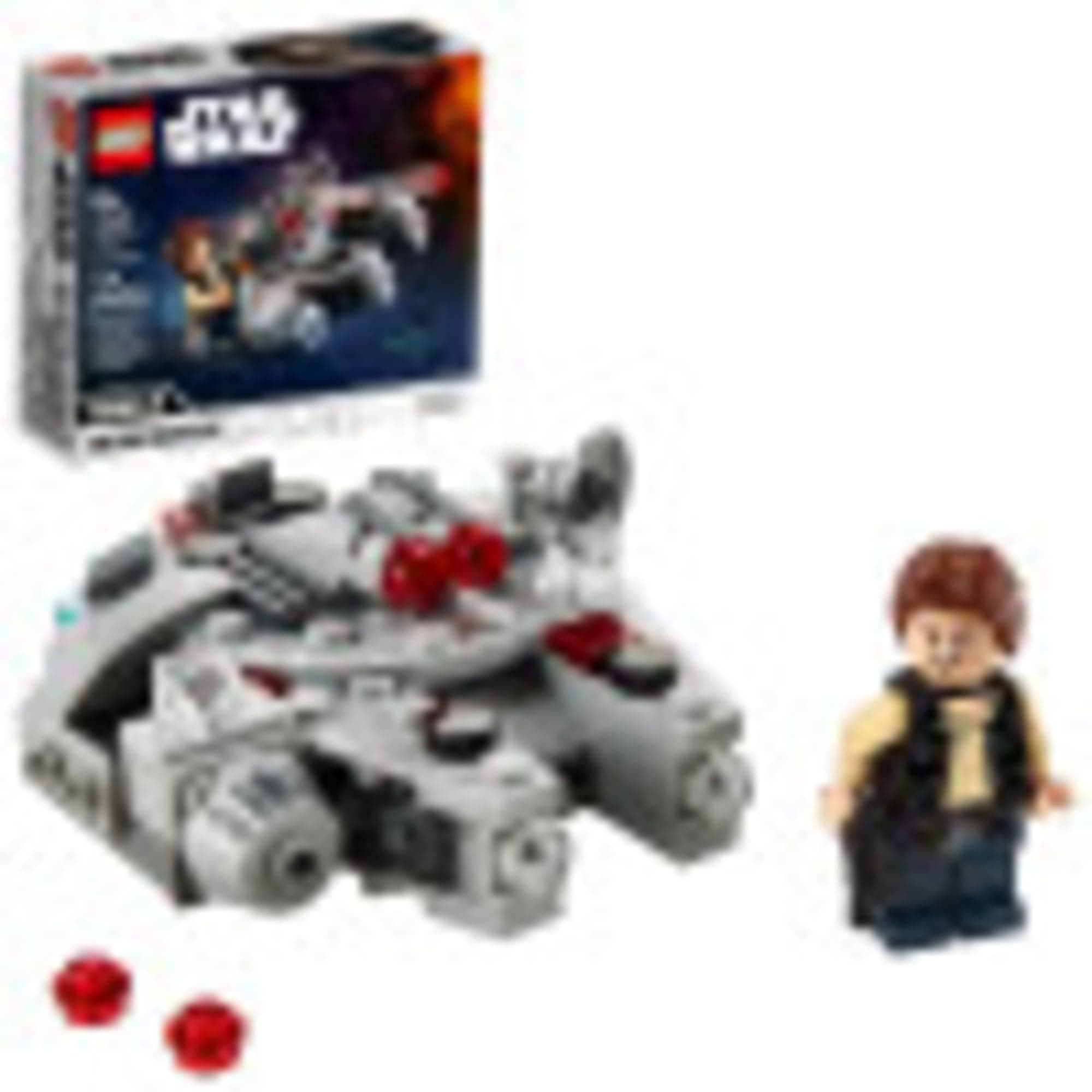 Star Wars Millennium Falcon Microfighter 75295 Building Kit; Awesome Construction Toy for Kids, New 2021 (101 Pieces)
