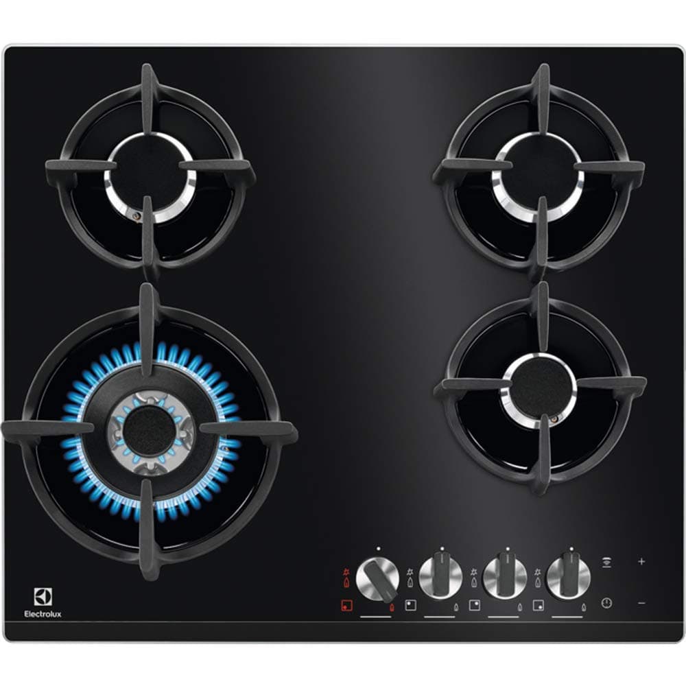 Electrolux Gas hob with 4 Burners KGG6438K, Glass