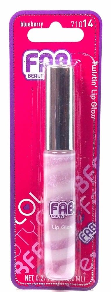 Fab Beauty Twistin Lip Gloss Twist N' Shout with This Blueberry Scented Shimmering Sparkly Glittery Lip Gloss Great Girls Birthday Party Favor (1 Each)