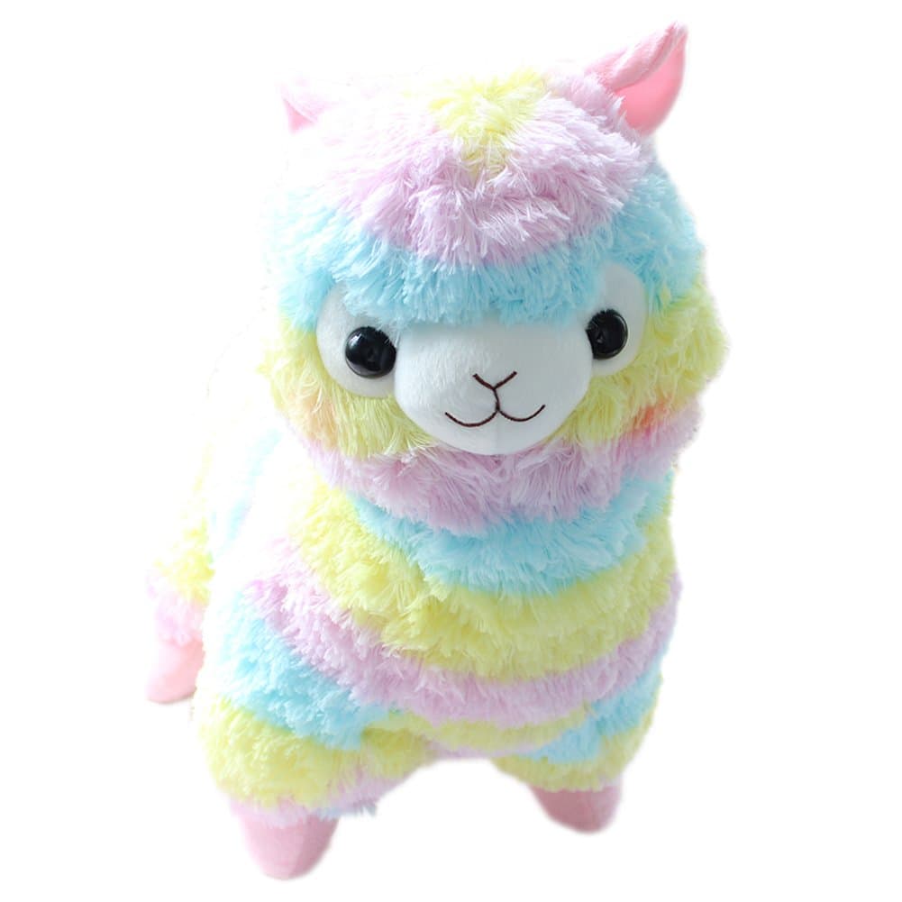 Sunc Hing Rainbow Cute Alpaca Llama Plush Toy