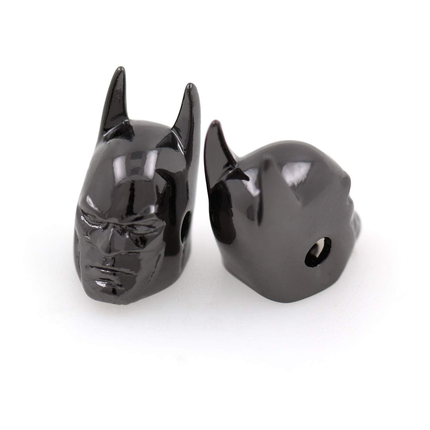 CZ Batman Charms,Superhero Knight Charms,Bracelet Making Fashion Jewelry Findings 12x7mm Black 8Pcs