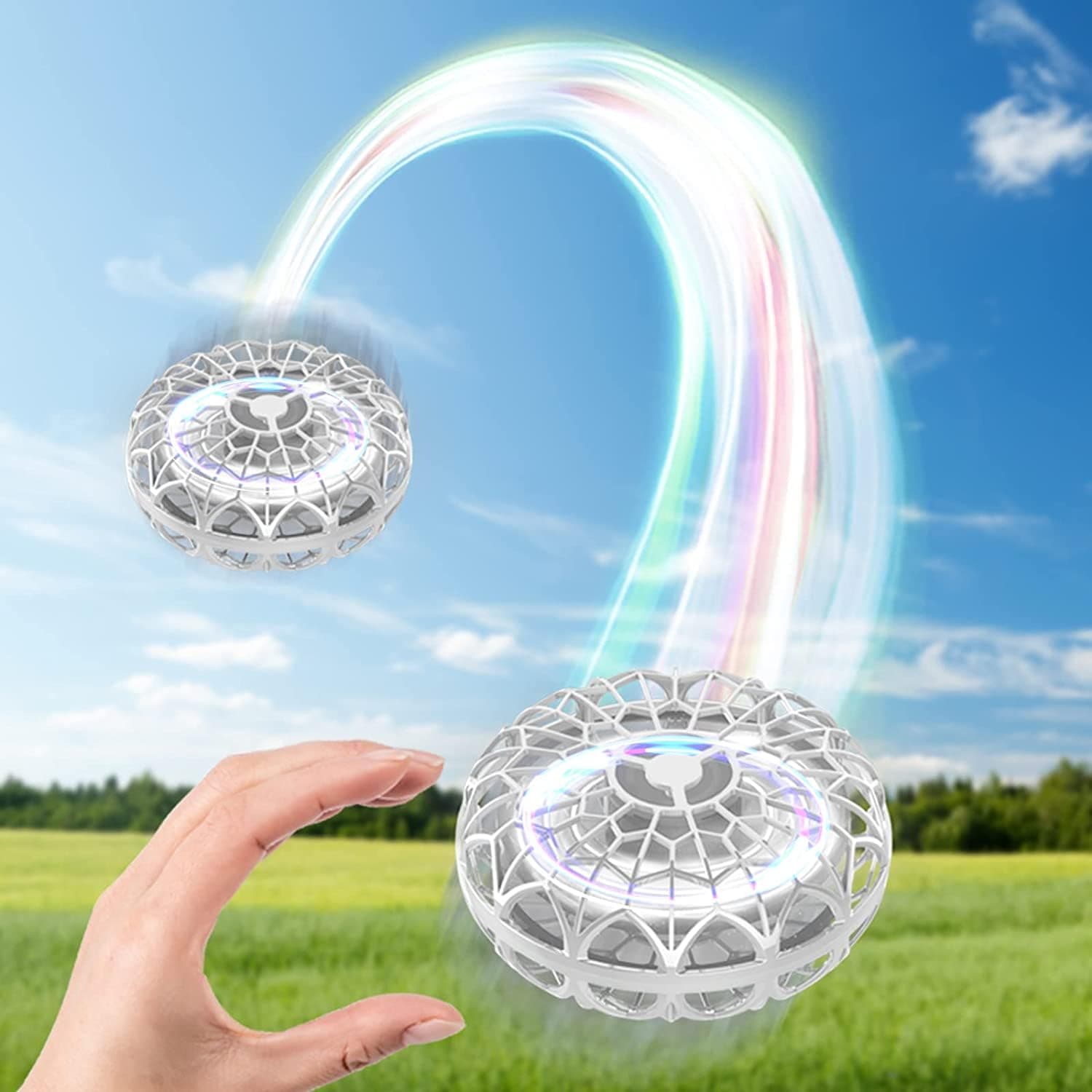 BOMPOW Drones for kids Boys Flying Toys RC Drone (Gold)