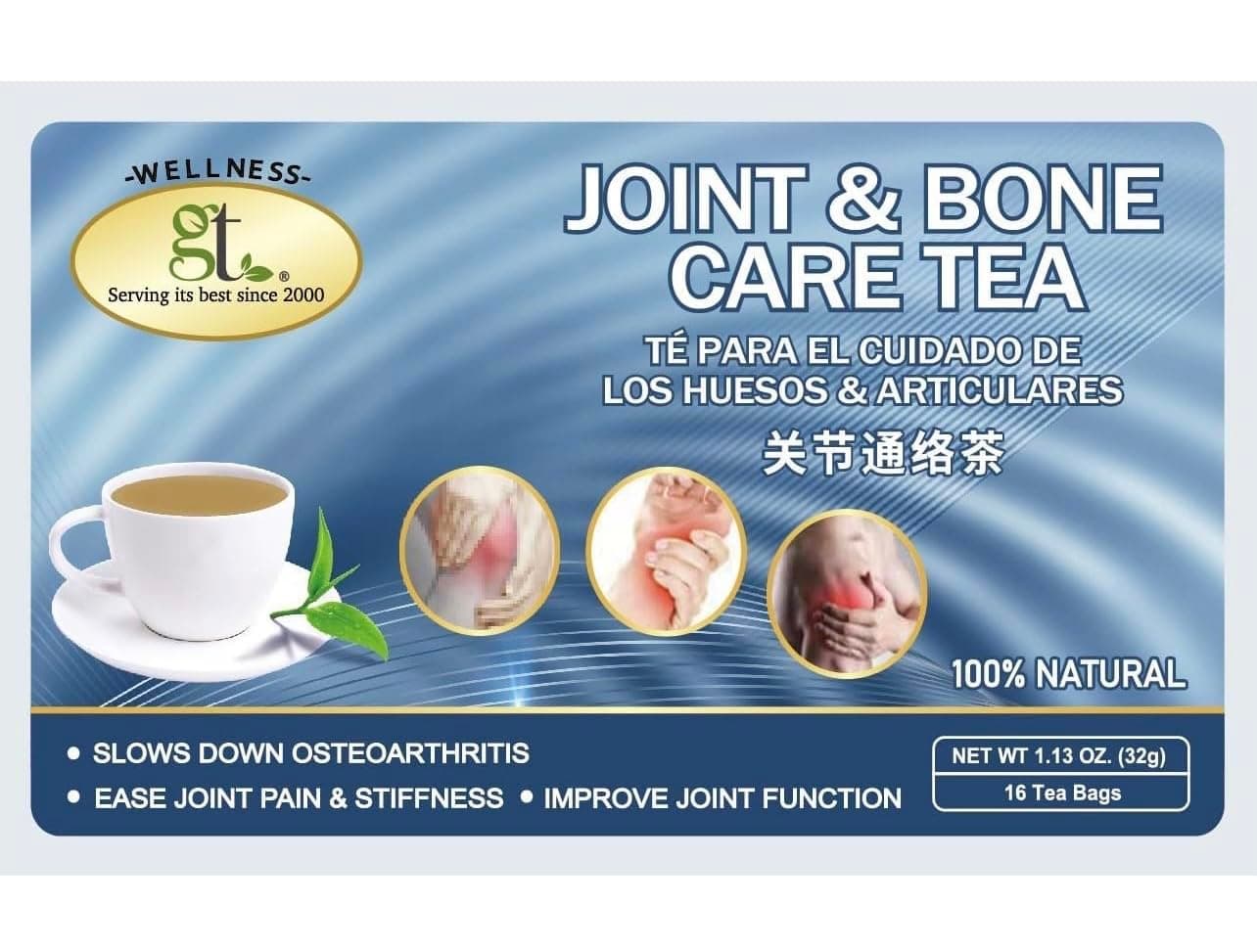 GoTo Tea Muscle & Joint Comfort Tea (12 Tea Bags) 2-Pack
