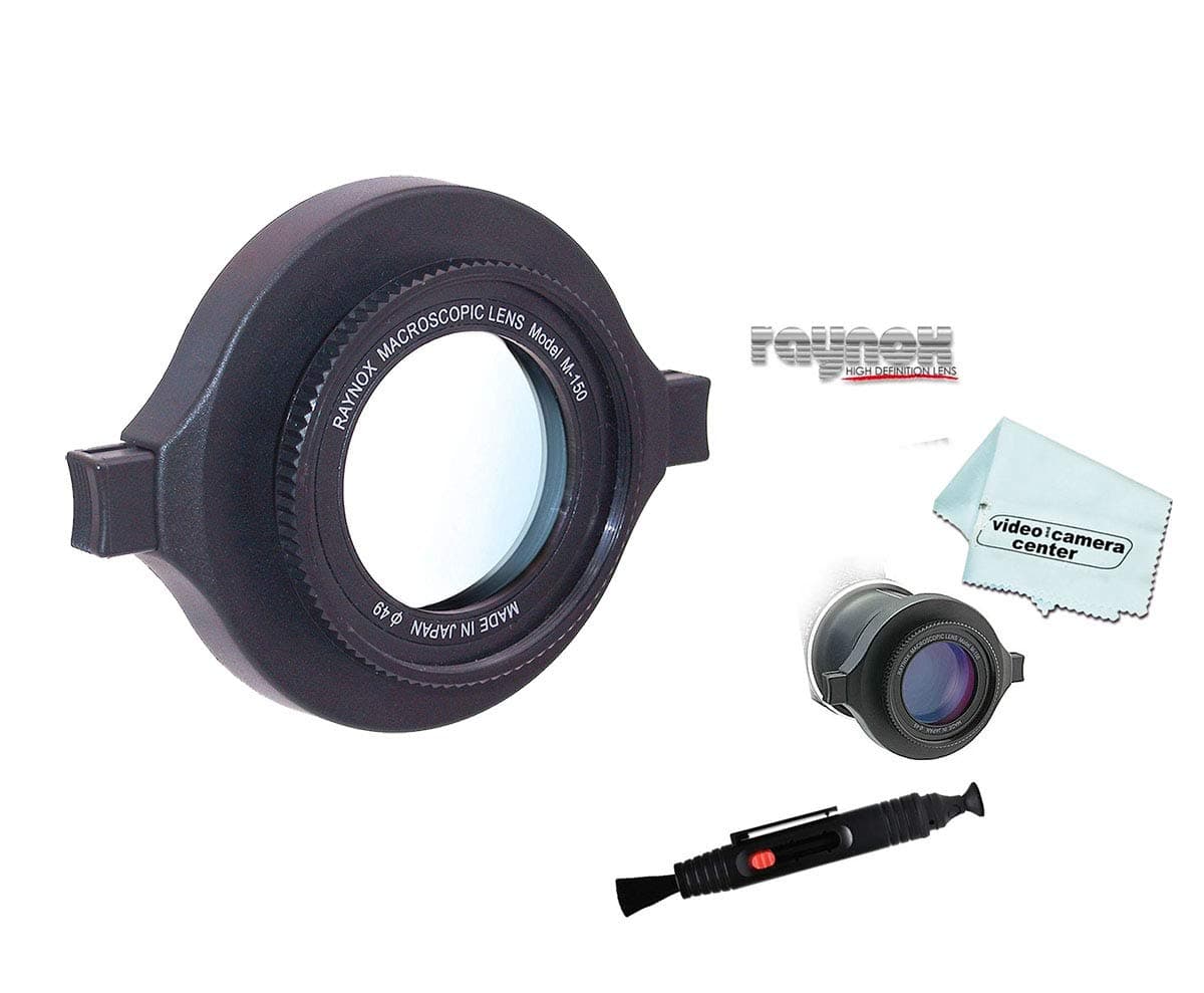 DCR-150 Macro/Close-Up Conversion Lens, Full Frame Digital SLR Compatible, Snap-On Universal Mount for 52mm to 67mm Filter Diameters + Lens Pen Cleaner + Micro-Fiber Cloth