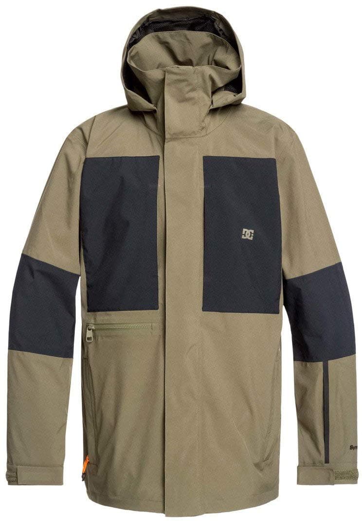 DC Command Snowboard Jacket Mens Sz L Olive Night
