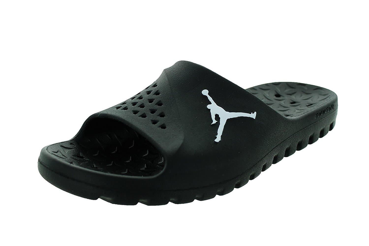 Nike Men's Jordan Super.Fly Team Slide Black/White 716985-011 (Size: 9)
