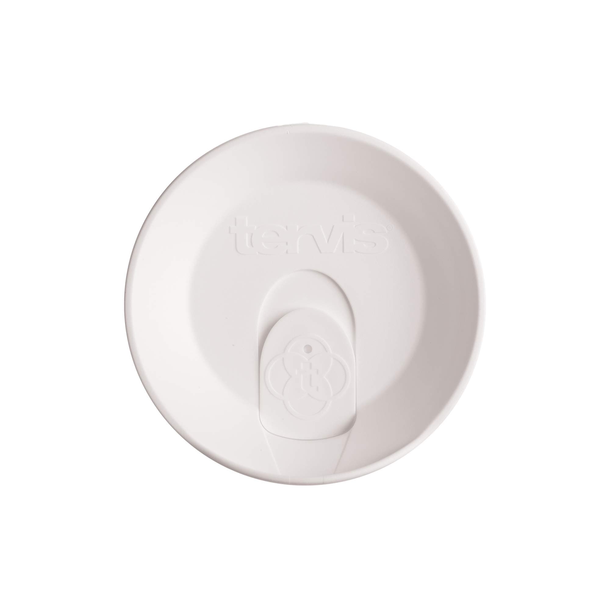 Tervis Travel Lid Made in USA Double Walled Insulated Tumbler Travel Cup Keeps Drinks Cold & Hot, Fits 24oz Tumblers & 16oz Mugs, White