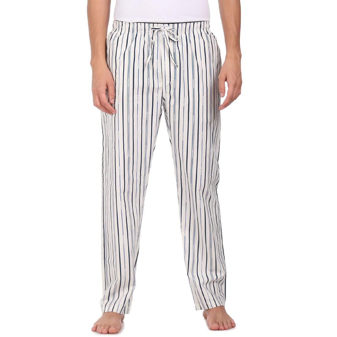 Mens Printed Cotton Mid Rise Casual Style Regular Fit Lounge Pants