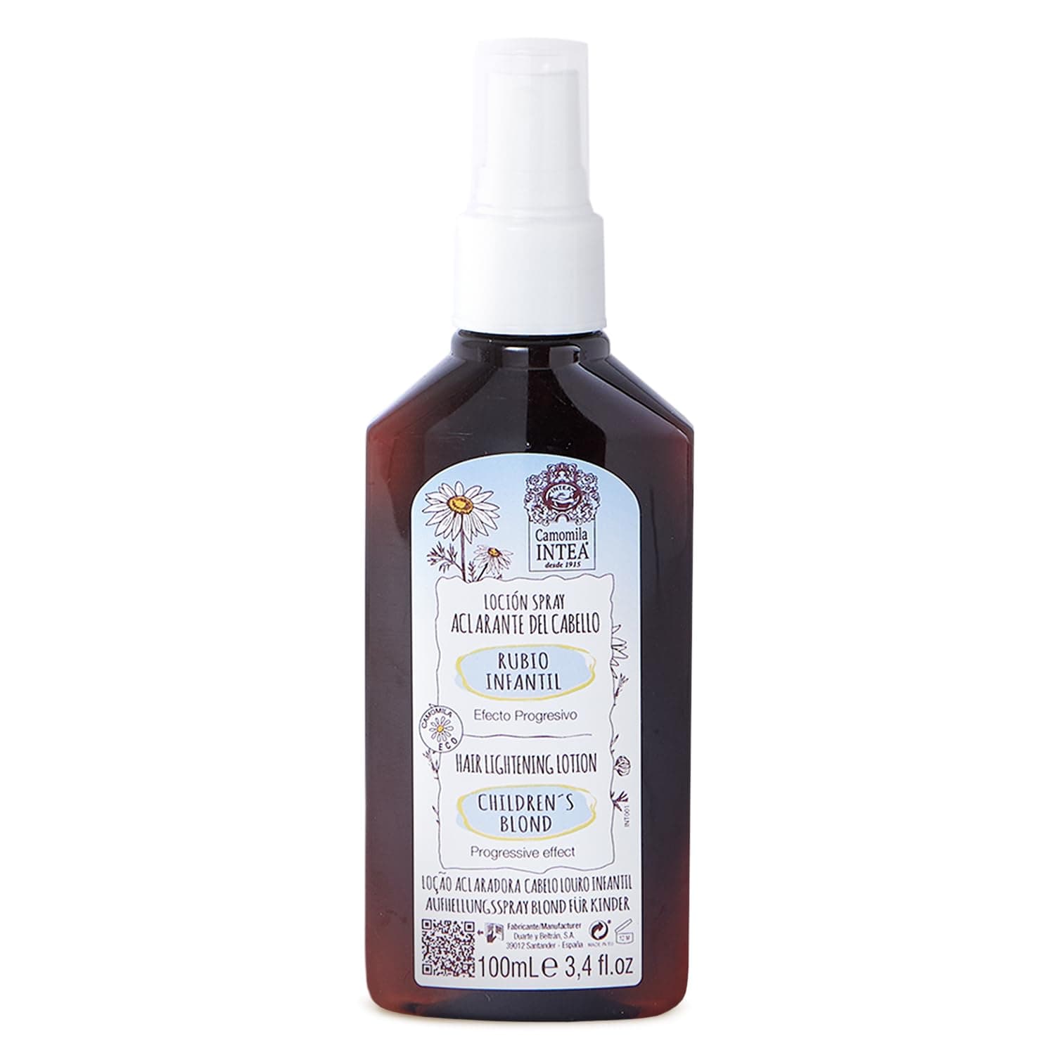 Children's lotion for blonde hair